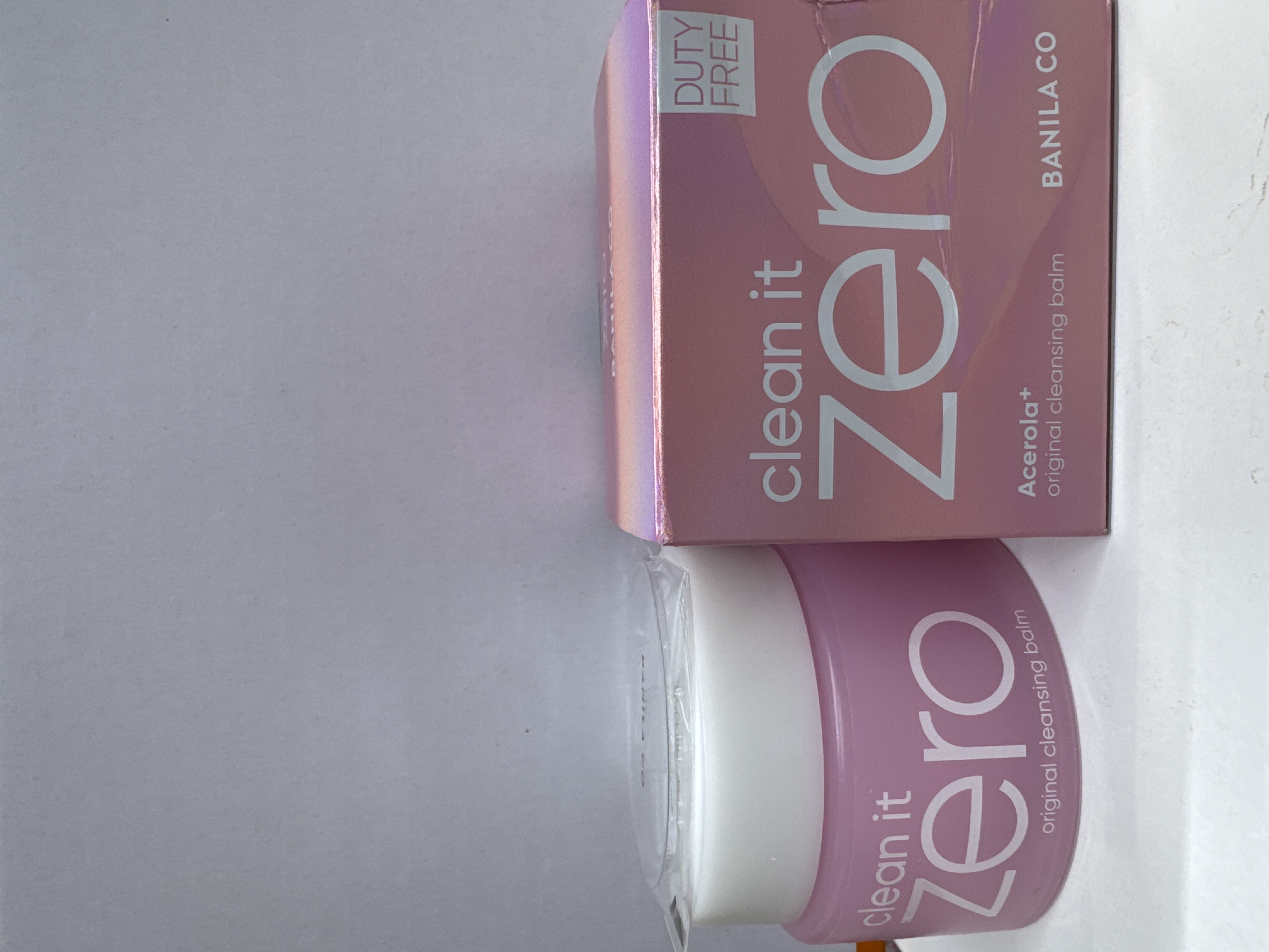 zero BANILA CO clean it Acerola + original cleansing balm