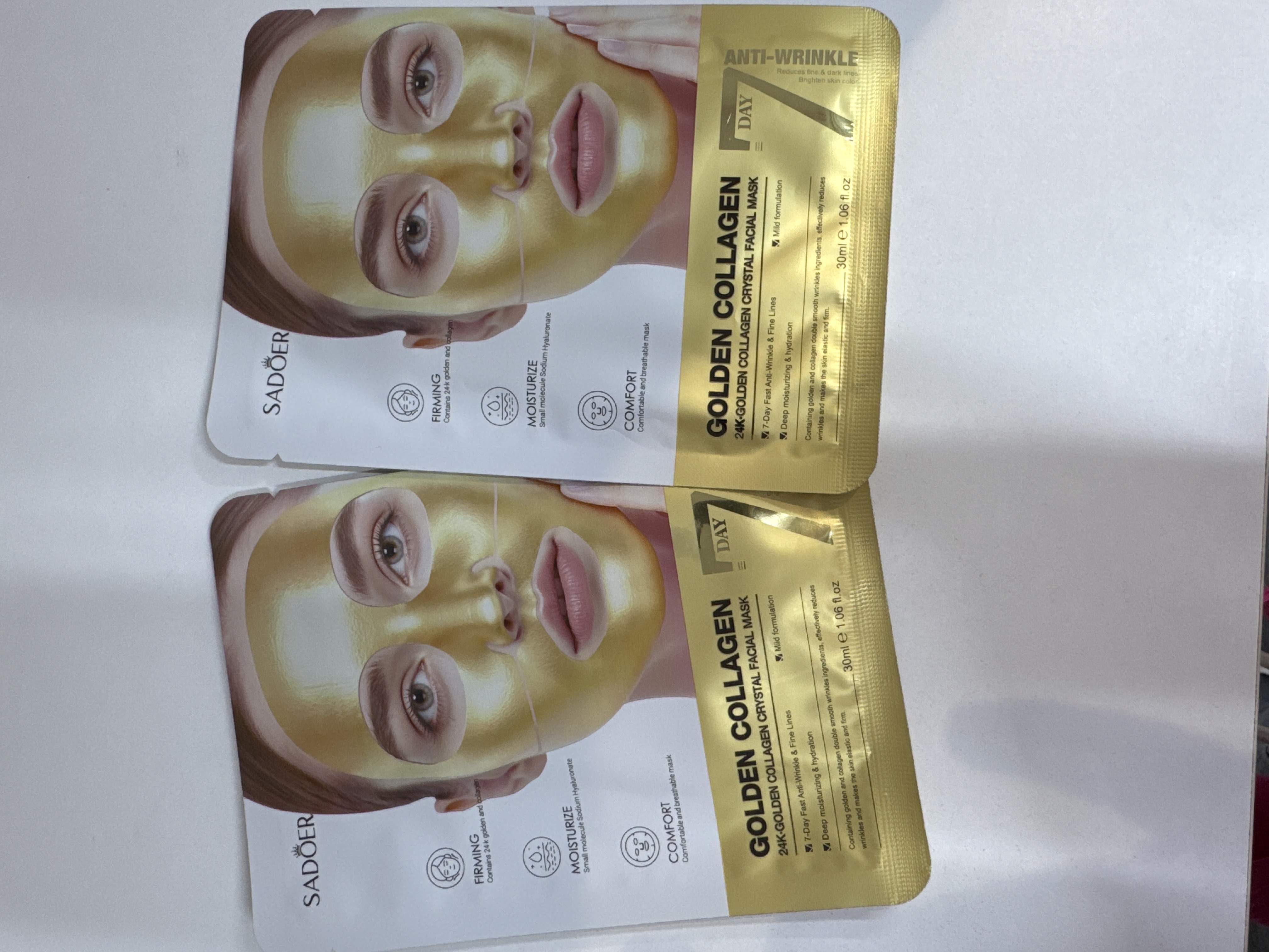 SADOR GOLDEN COLLAGEN 24K -GOLDEN COLLAGEN CRYSTAL FACIAL MASK