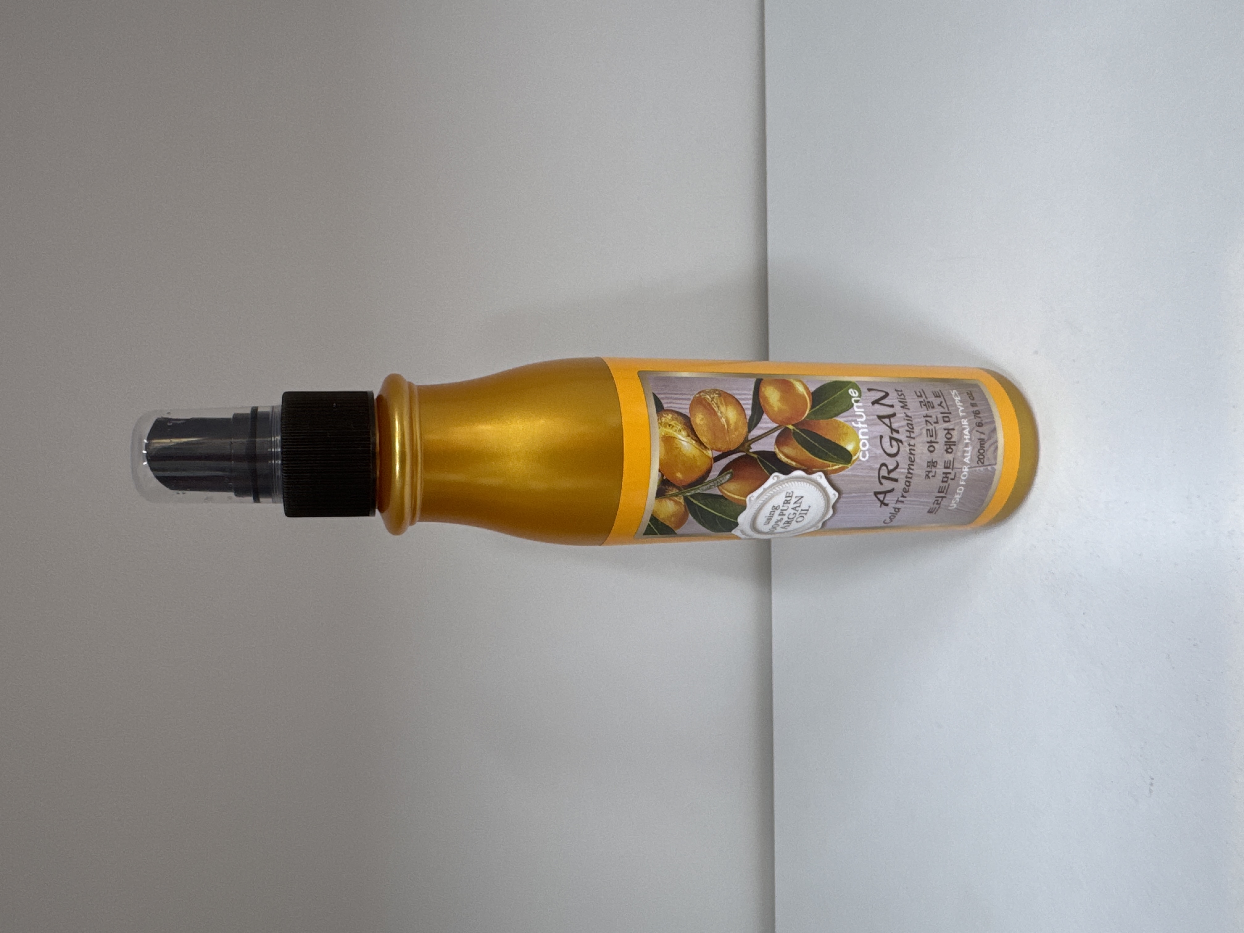 сonfume ARGAN Gold Treatment Hair Mist / using 100% ARGAN OIL / USED FOR ALL HAIR TYPES