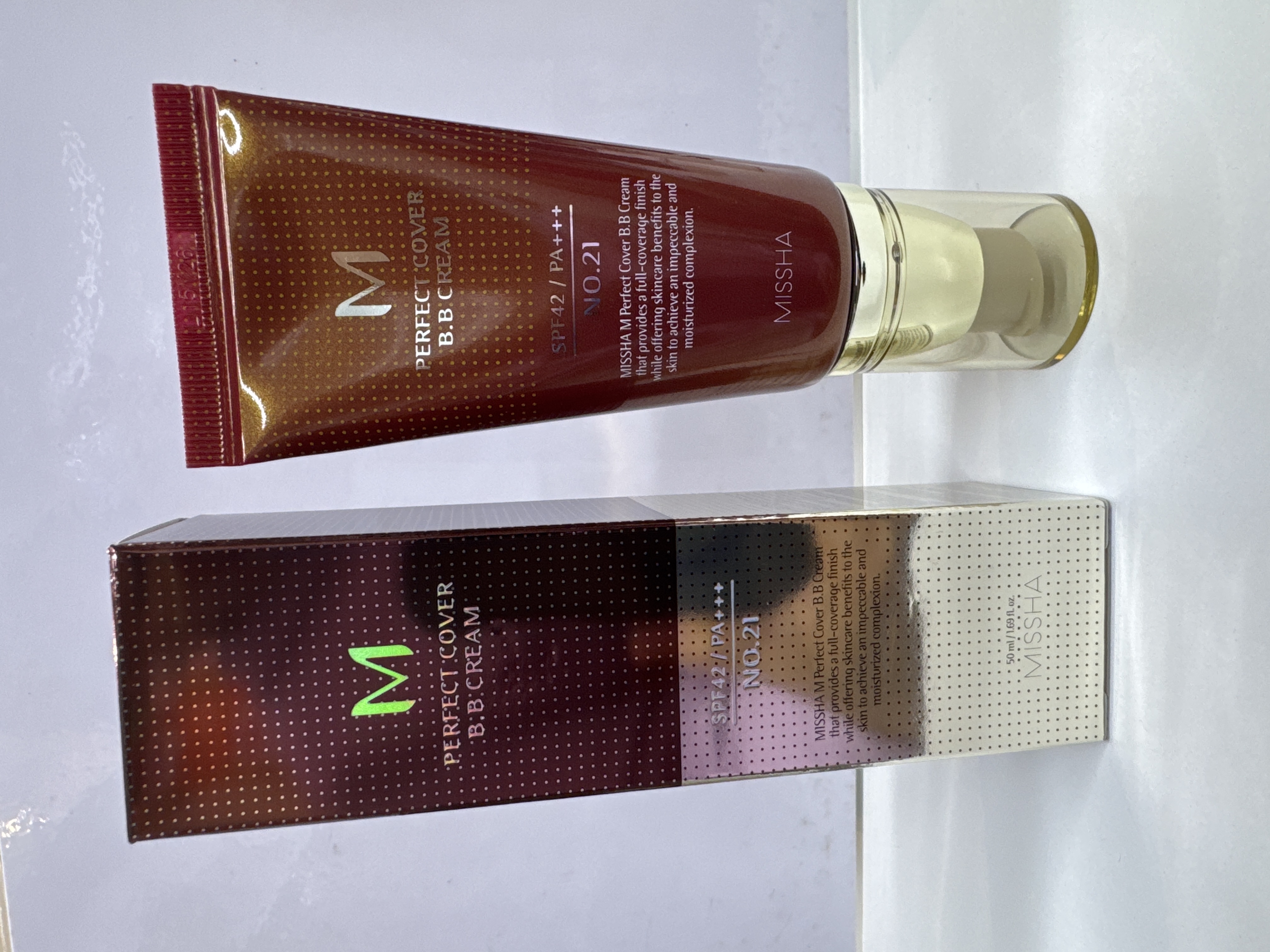 MISSHA M PERFEKT COVER B. B CREAM N 21