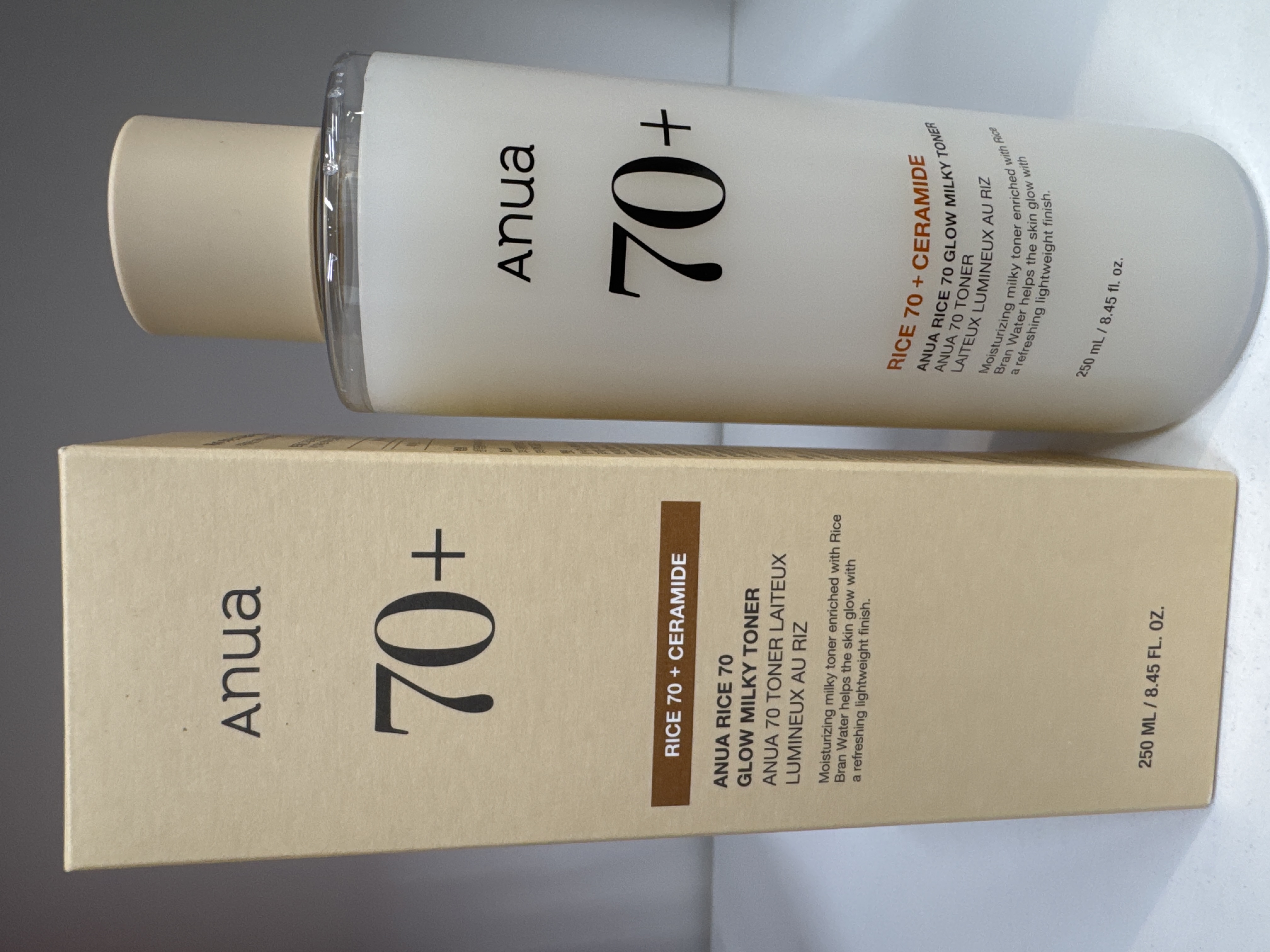 Anua 70 + RICE 70 + CERAMIDE GLOW MILKY TONER
