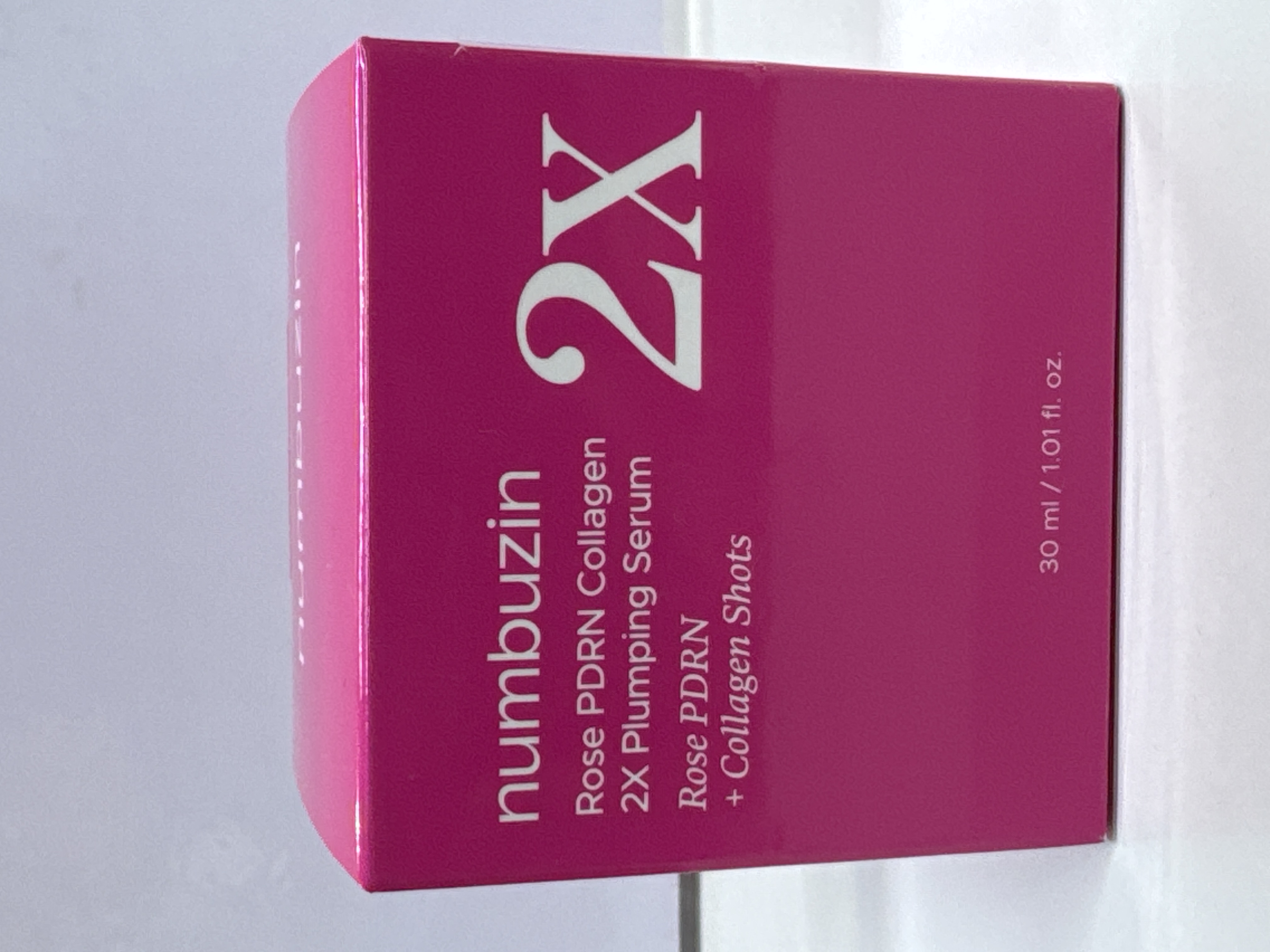 numbuzin 2X Rose PDRN Collagen 2X Plumping Serum Rose PDRN + Collagen Shots