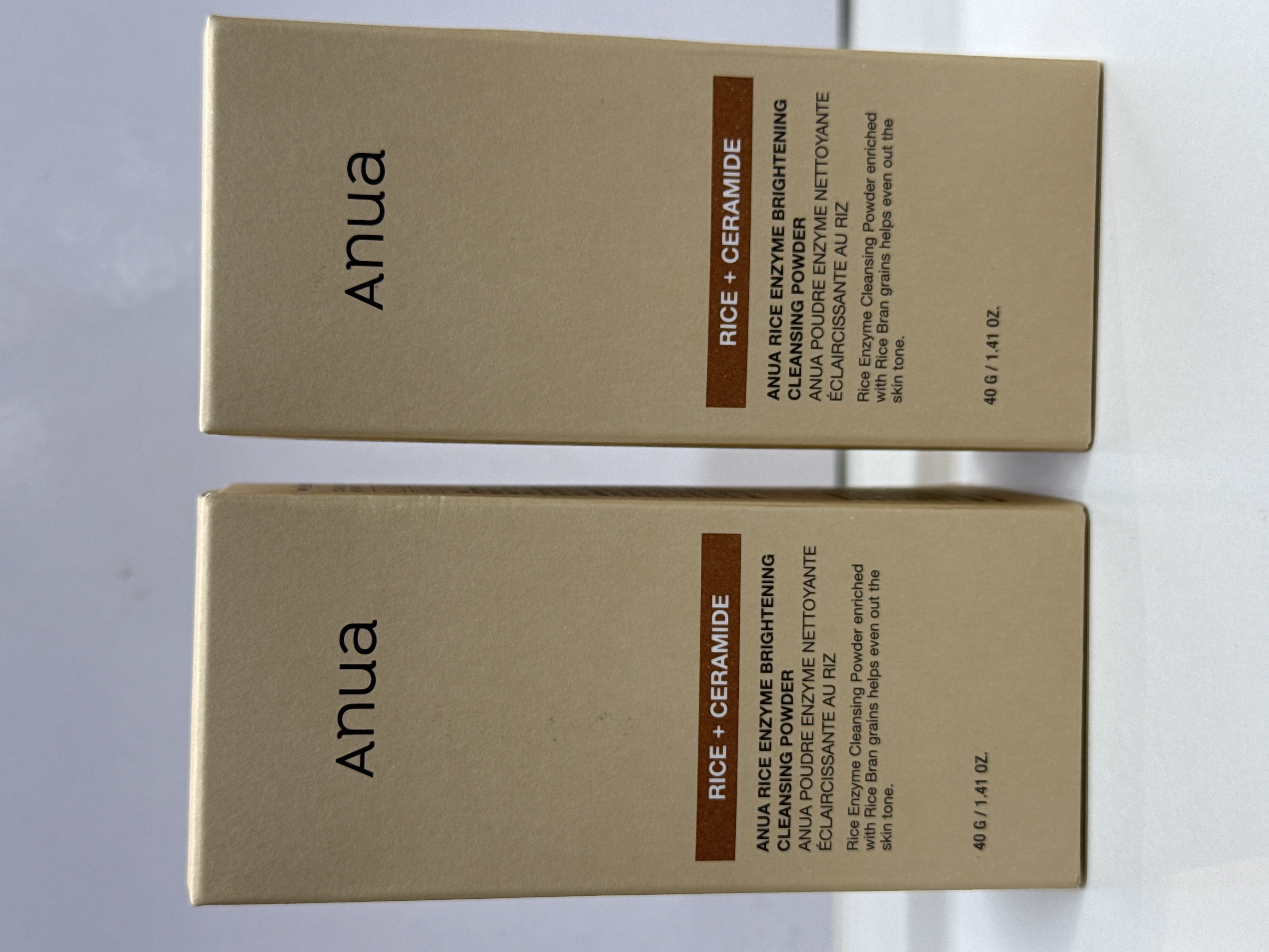 Anua RICE + CERAMIDE / ANUA RICE ENZYME BRIGHTENING CLEANSING POWDER