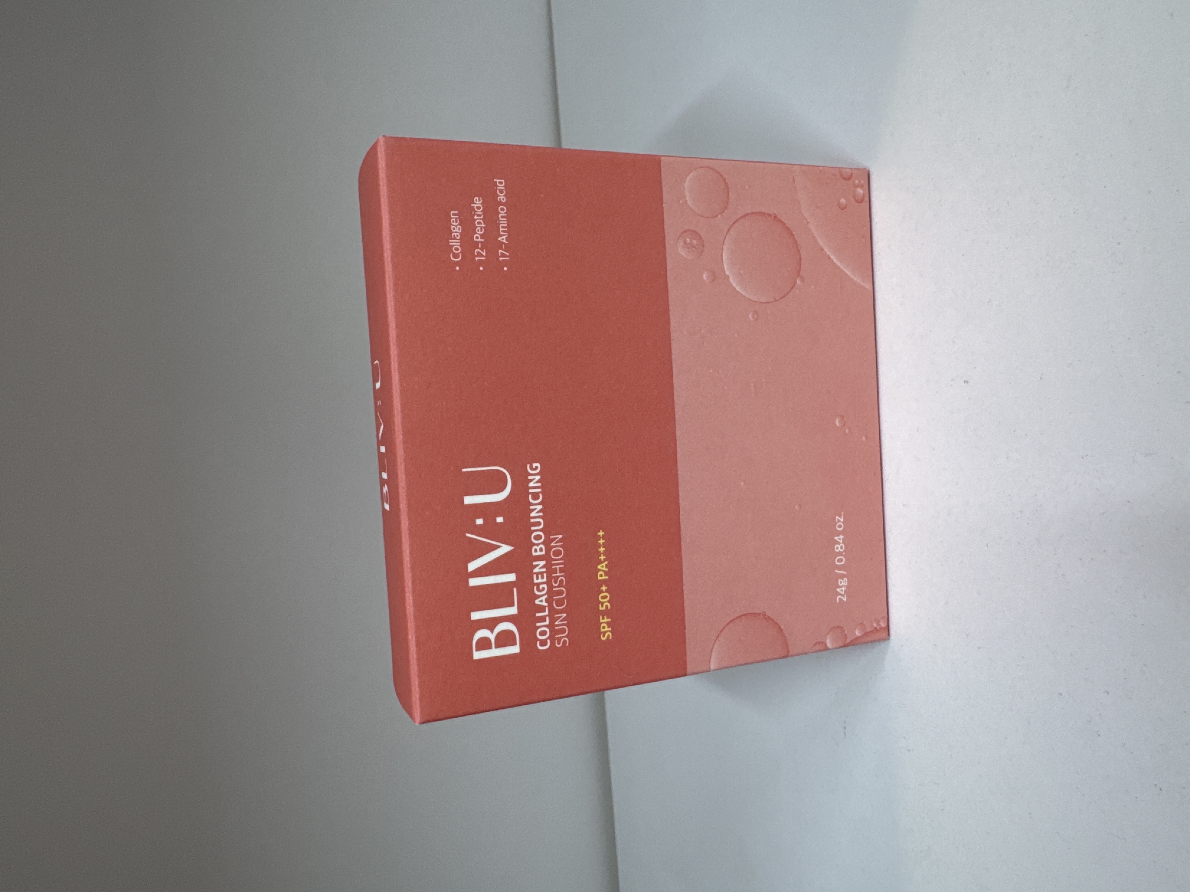 BLIV :U / COLLAGEN BOUNCING SUN CUSHION SPF 50+ PA++++/ Коллагеновый солнцезащитный кушон