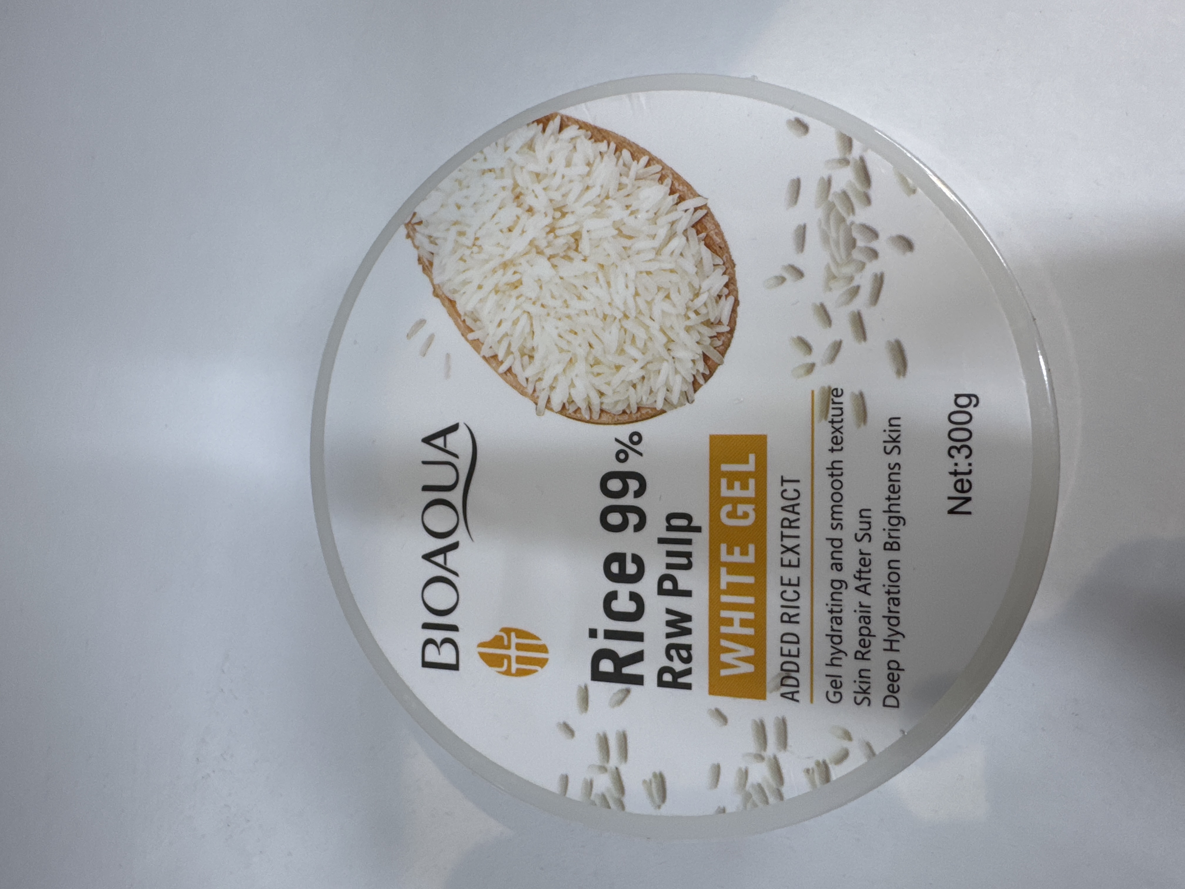 BIOAOUA Rice 99% Raw Pulp WHITE GEL /
