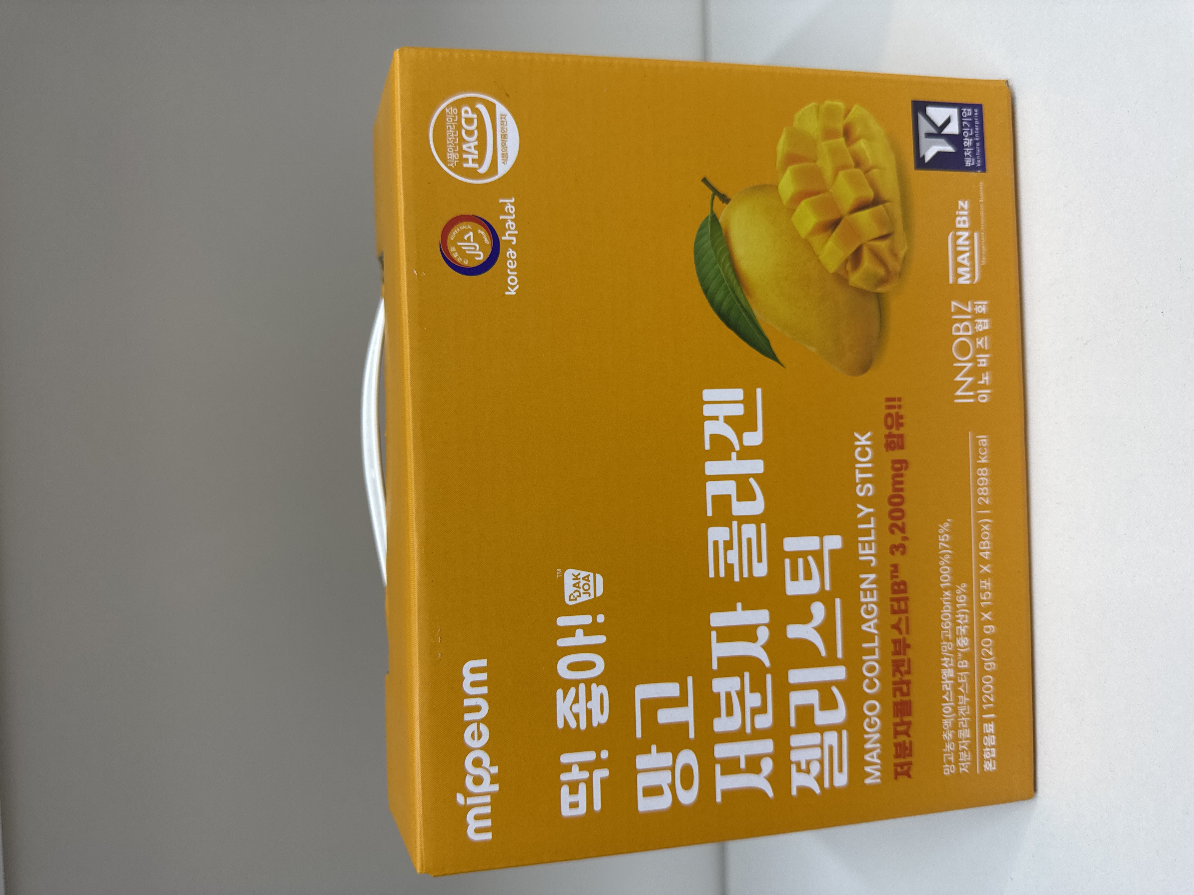 COLLAGEN MANGO 3.200 mg 1200g (20 g *15 * 4 Box) 2898 kcal МАНГО