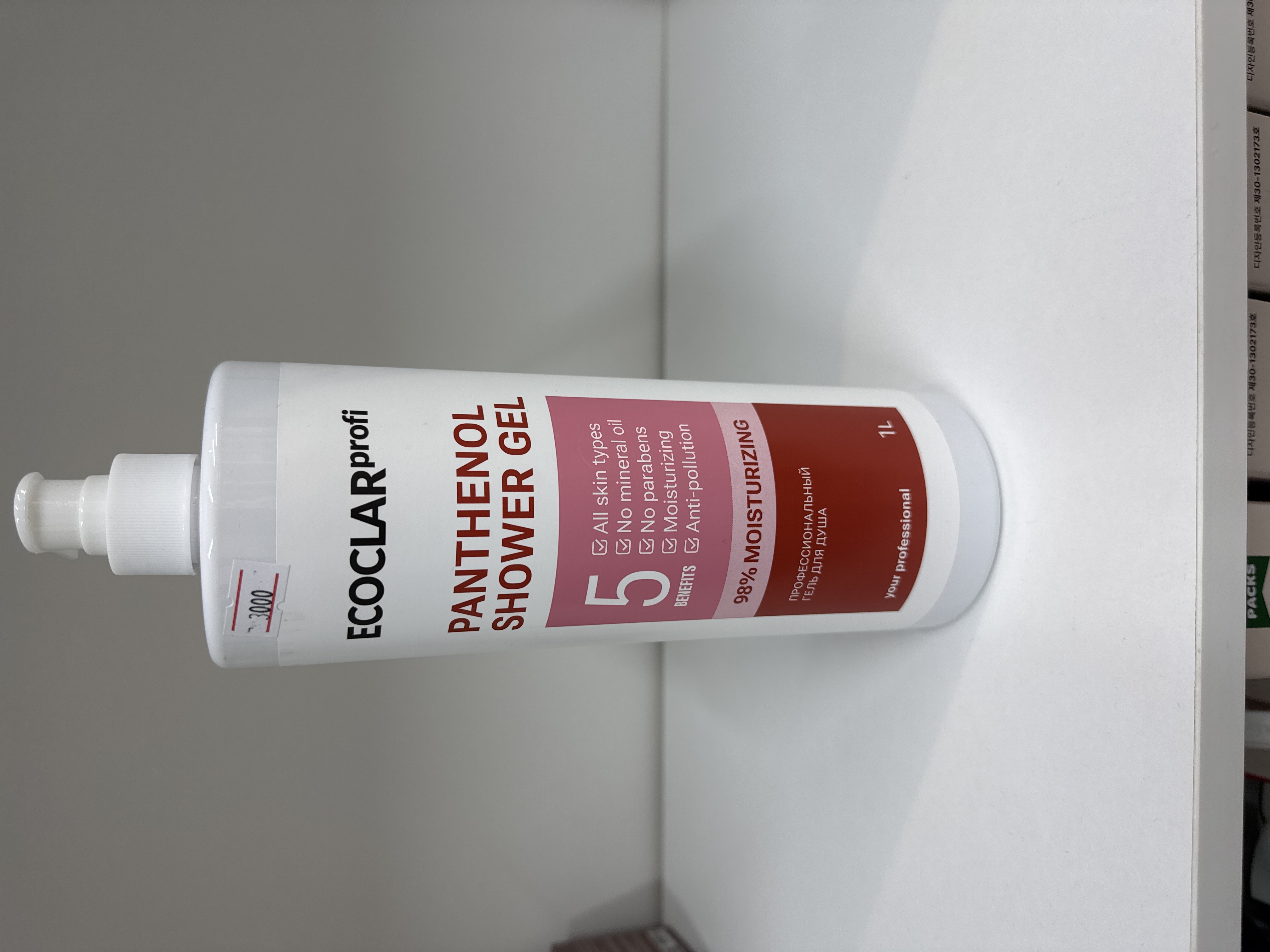 ECOCLAR profi PANTHENOL SHOWER GEL Гель для душа профессиональный