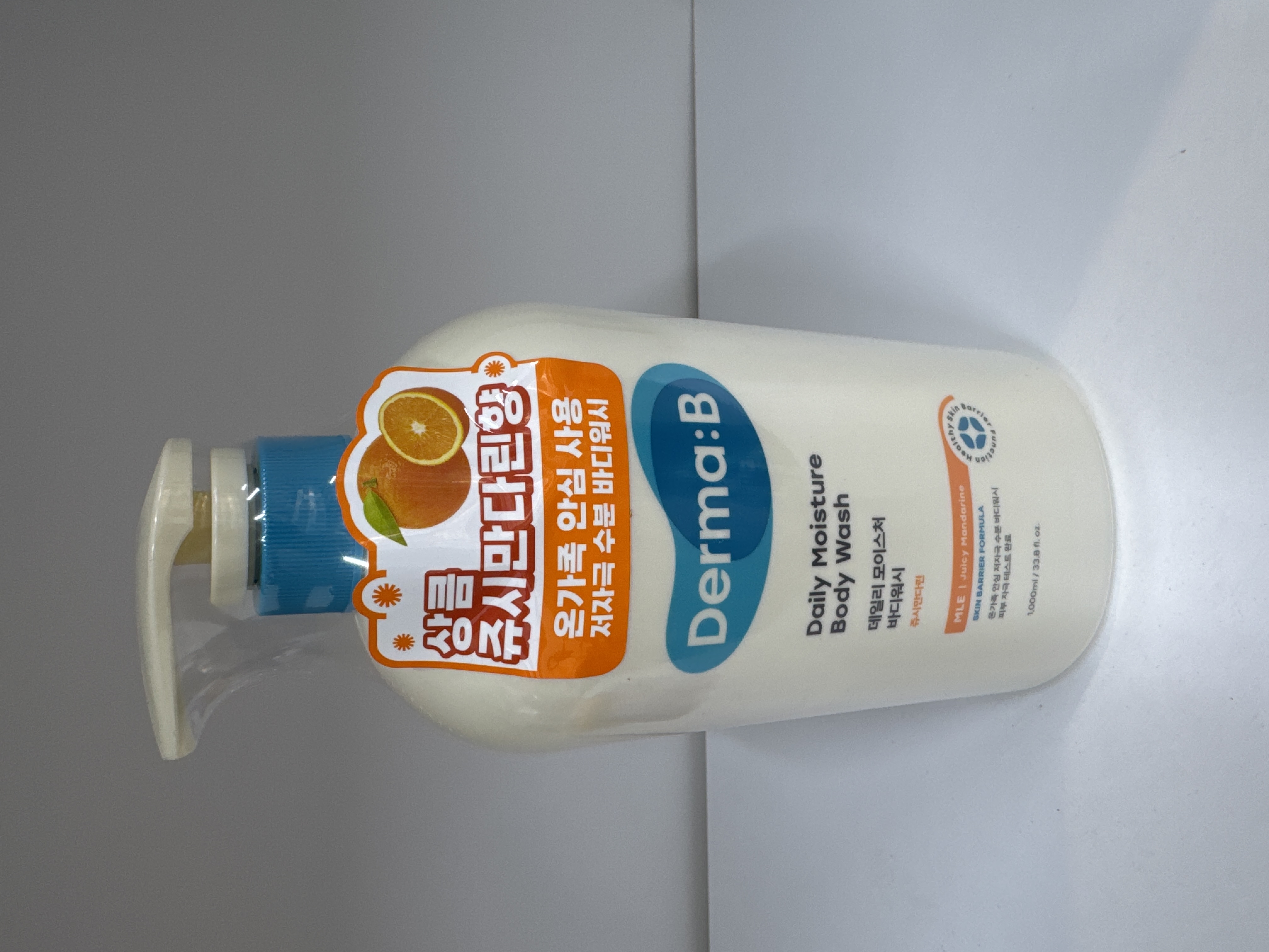 Derma : B Daily Moisture Body Wash Julcy Mandarine / Гель для душа Мандарин