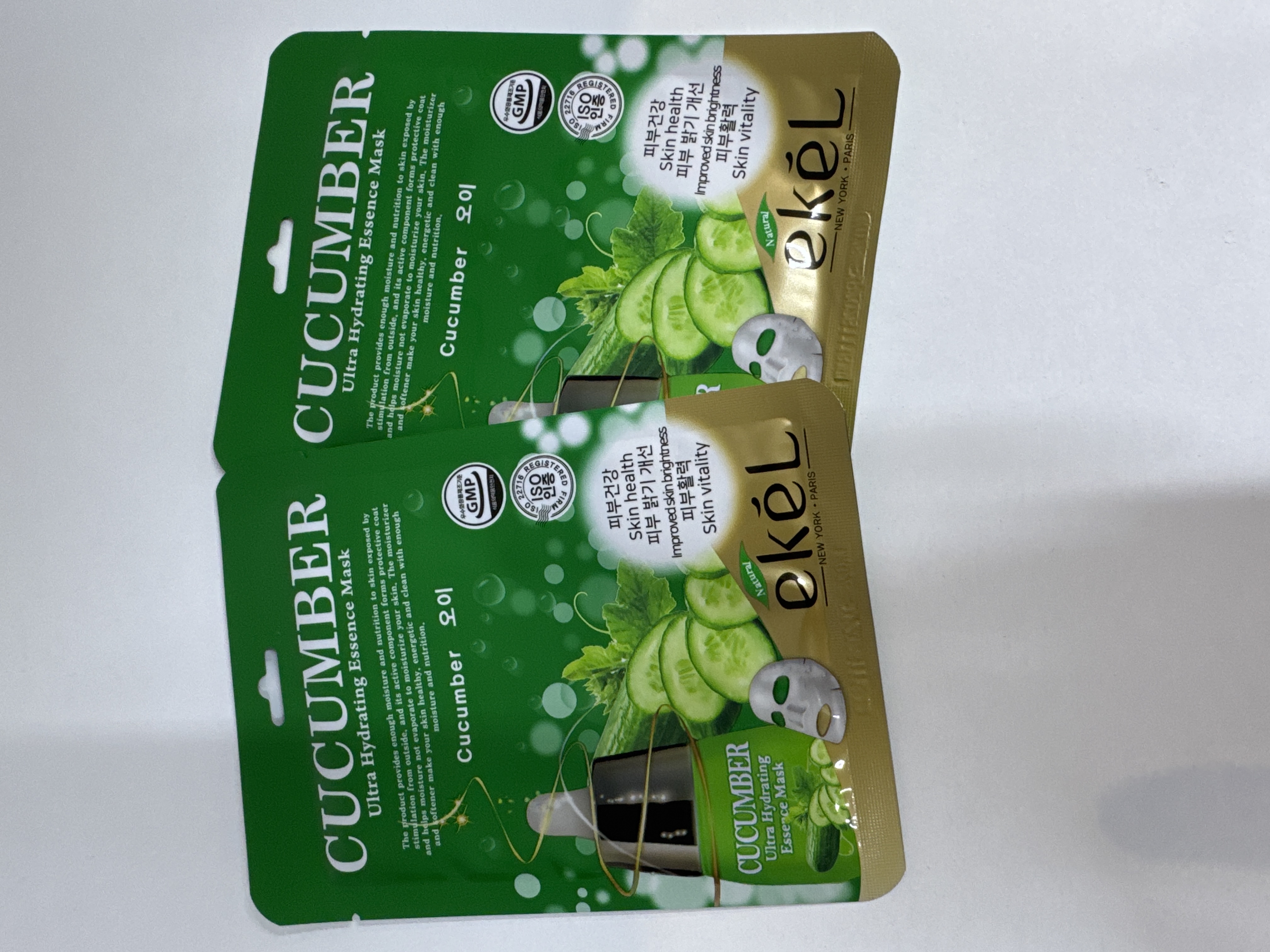 Ekel CUCUMBER Ultra Hydrating Essence Mask МАСКА С ЭКСТРАКТОМ ОГУРЦА