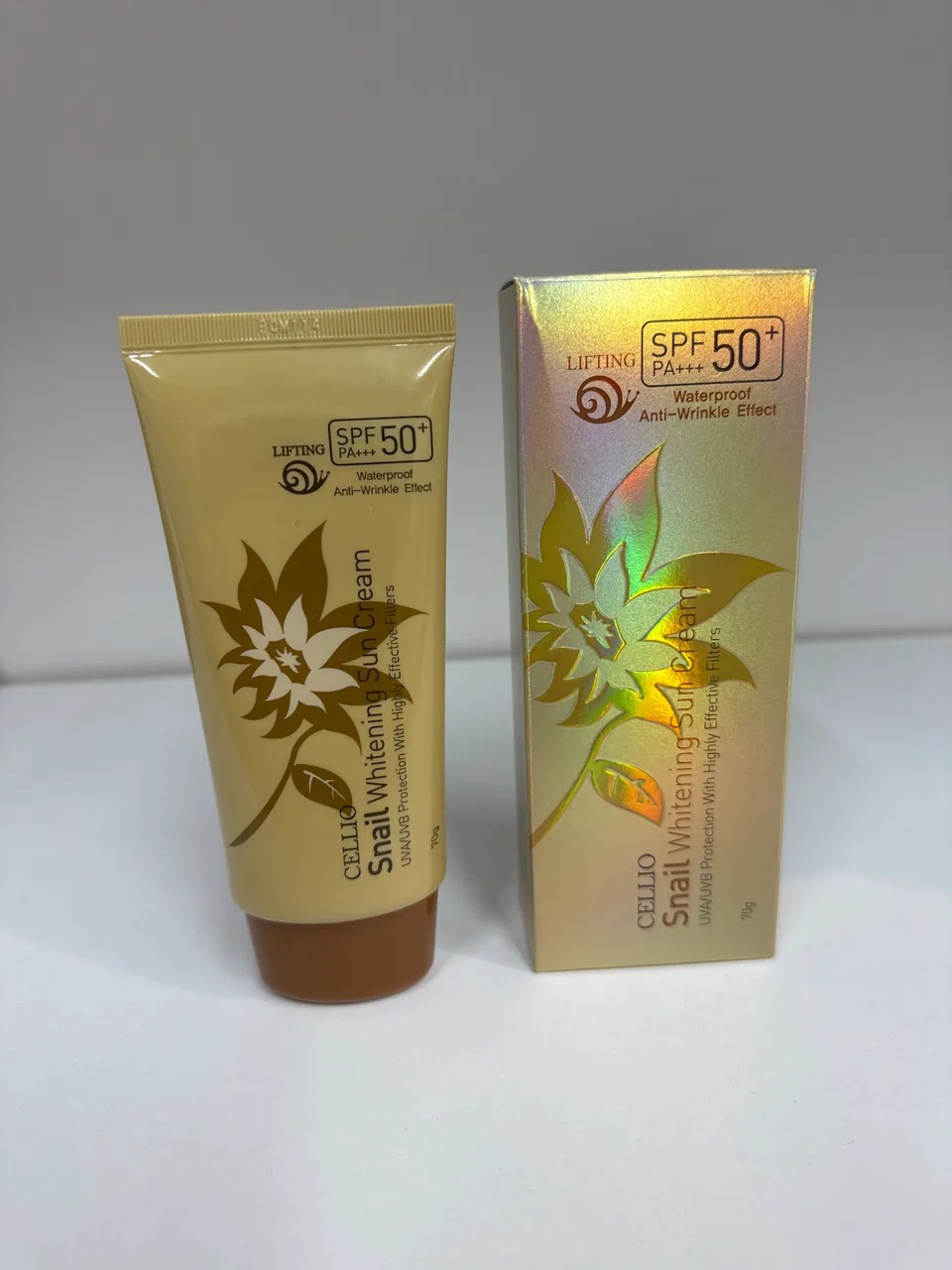 CELLO Snail Whitening SunCream SPF 50+ PA+++