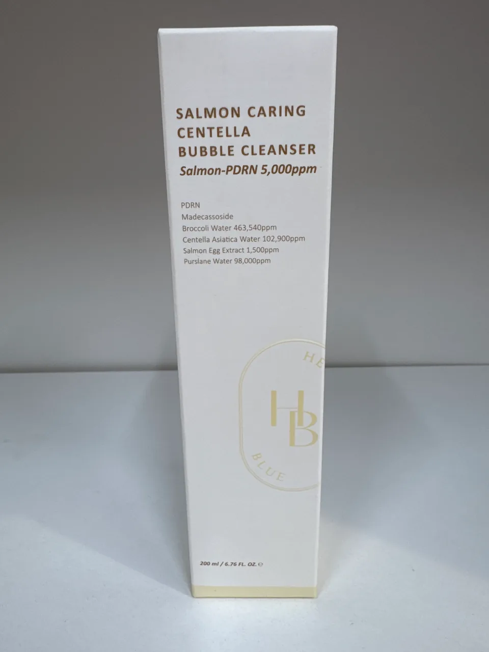 HEVEBLUE Salmon Caring Centella Bubble Cleanser 200 мл