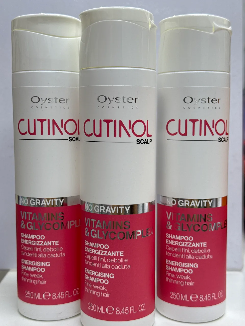 Oyster Cutinol scalp no gravity vitamins & glycomplex Shampoo Energizzante