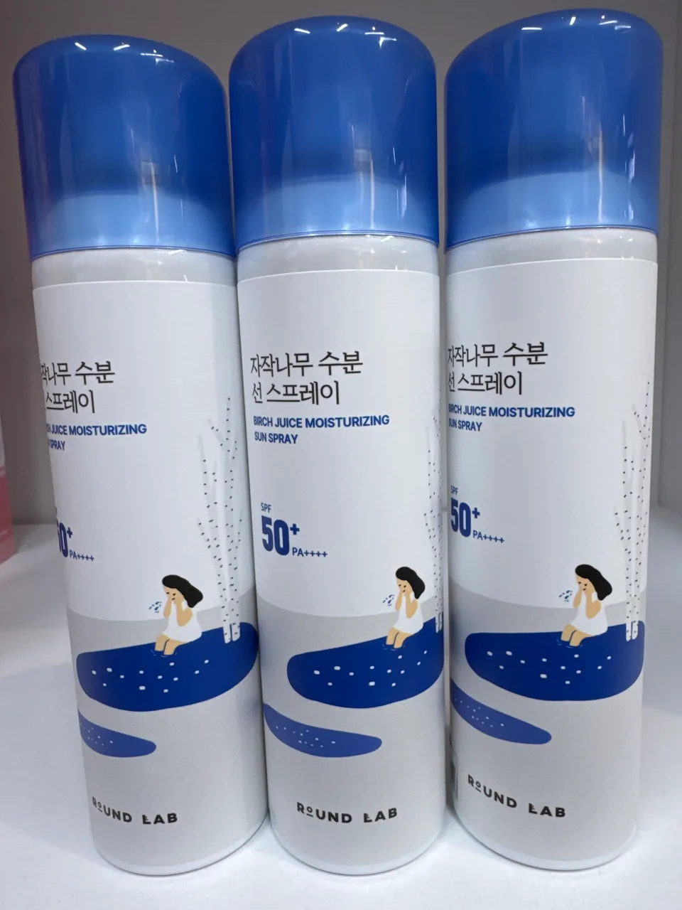 ROUND LAB BIRCH  JUICE MOISTURIZING  SUN SPRAY SPF 50 + PA ++++
