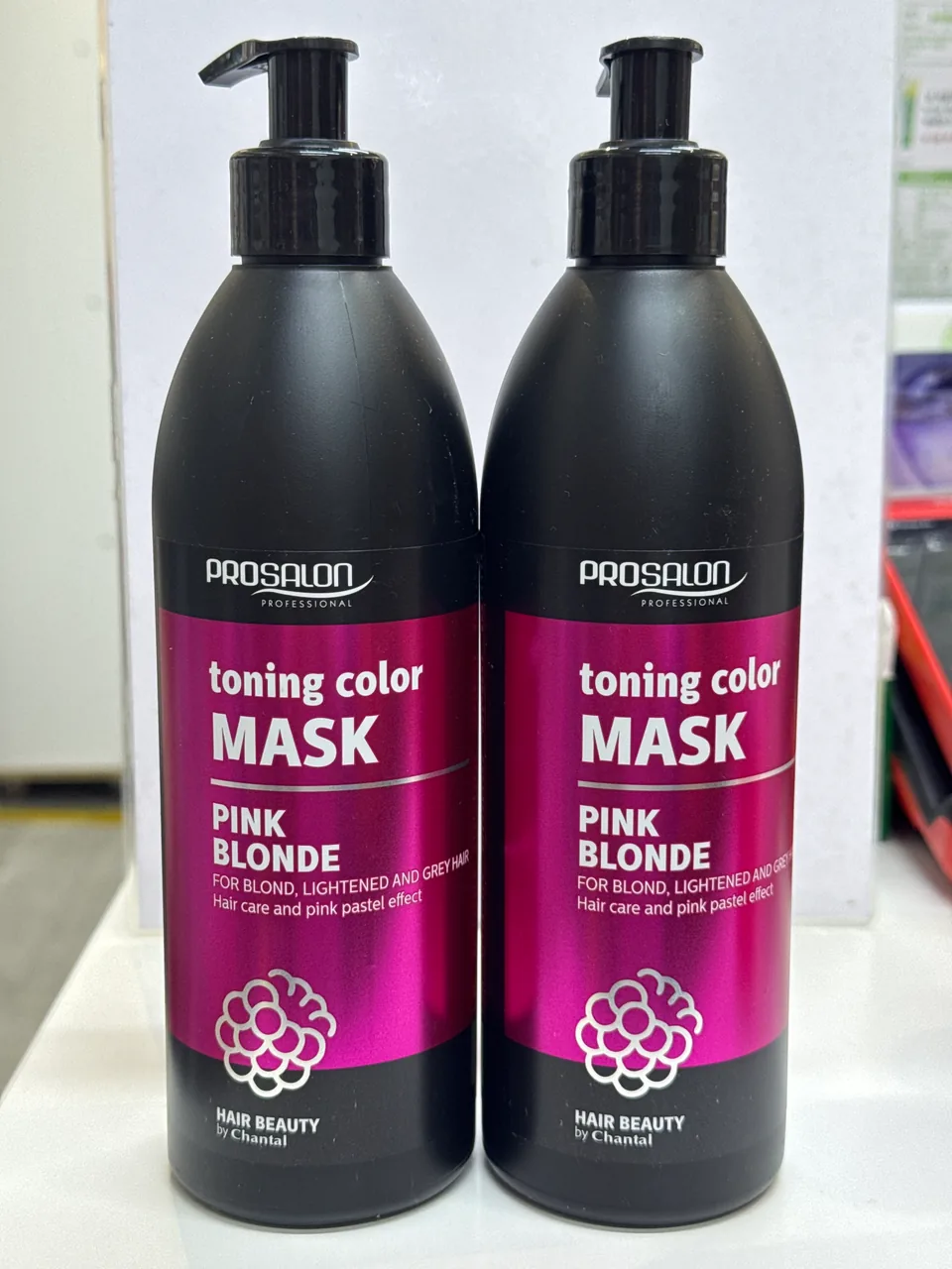 ТОНИРУЮЩАЯ МАСКА : ПАСТЕЛЬНО - РОЗОВЫЙ/ PROSALON /tonik color MASK