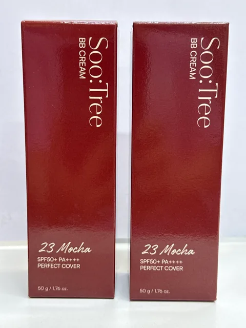 Soo : Tree BB CREAM   23 Mocha DPF 50 + PA ++++ PERFECT  COVER