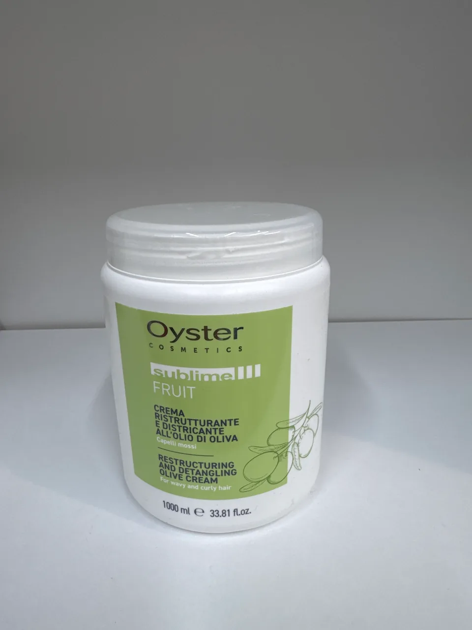 Oyster Sublime FRUIT CREMA RISTRUTTURANTE E DISTRICANTE ALL OLIO DI OLIVA МАСКА ДЛЯ ВОЛОС