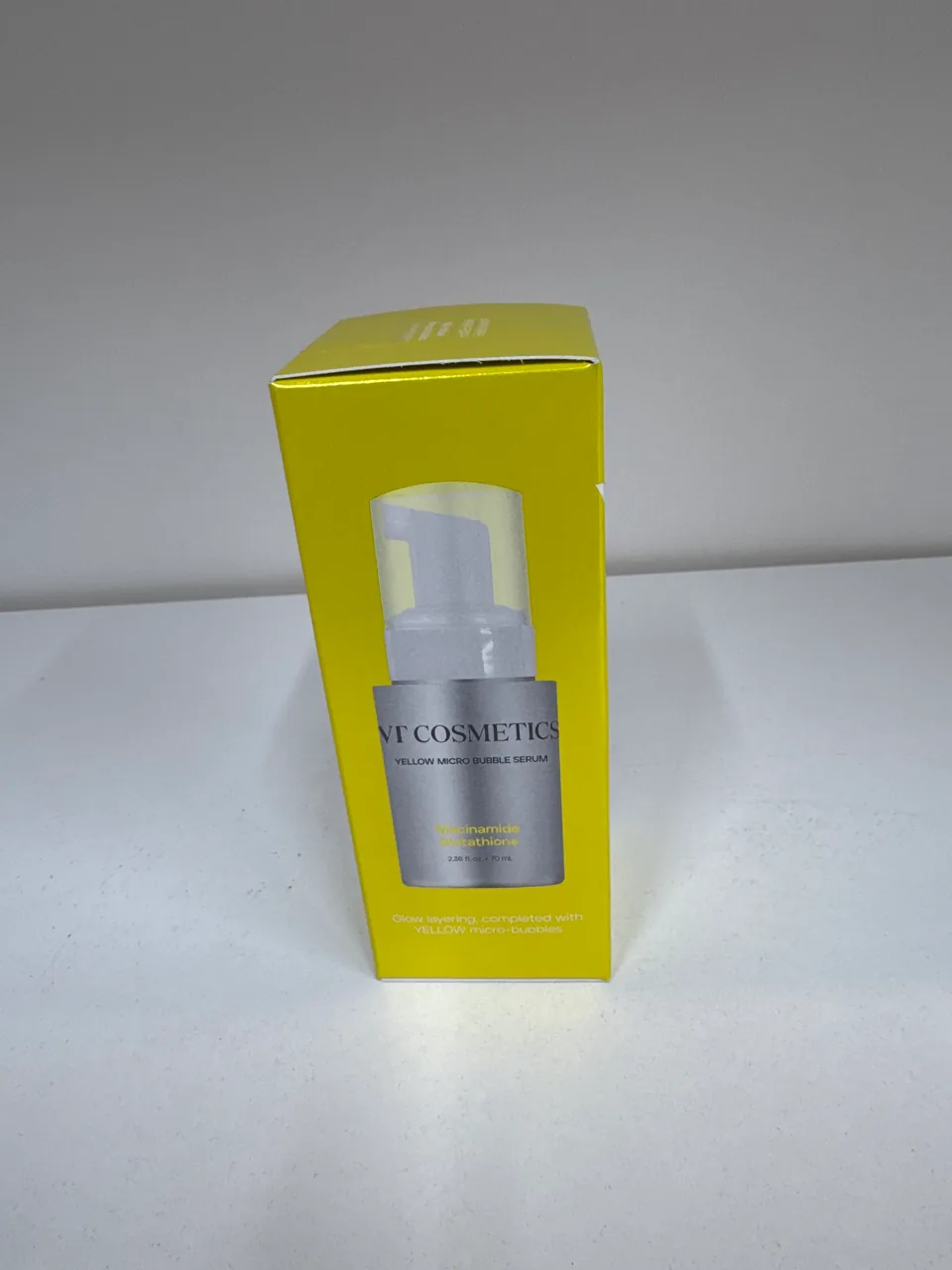 VT COSMETICS Niacinamide Glutathione YELLOW MICRO BUBBLE SERUM /