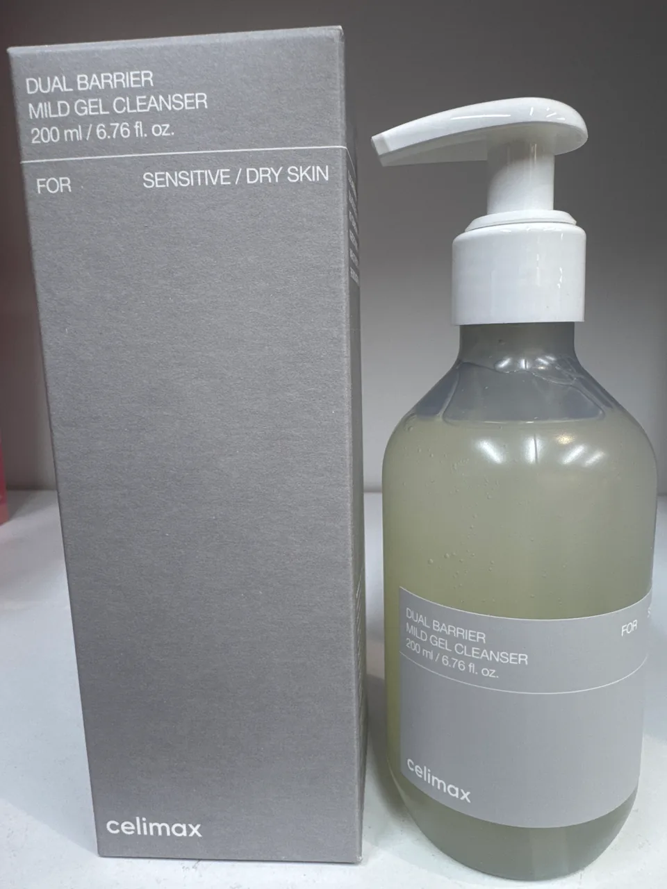 celimax DUAL BARRIER MILD GEL CLEANSER for SENITIVE / DRY SKIN /
