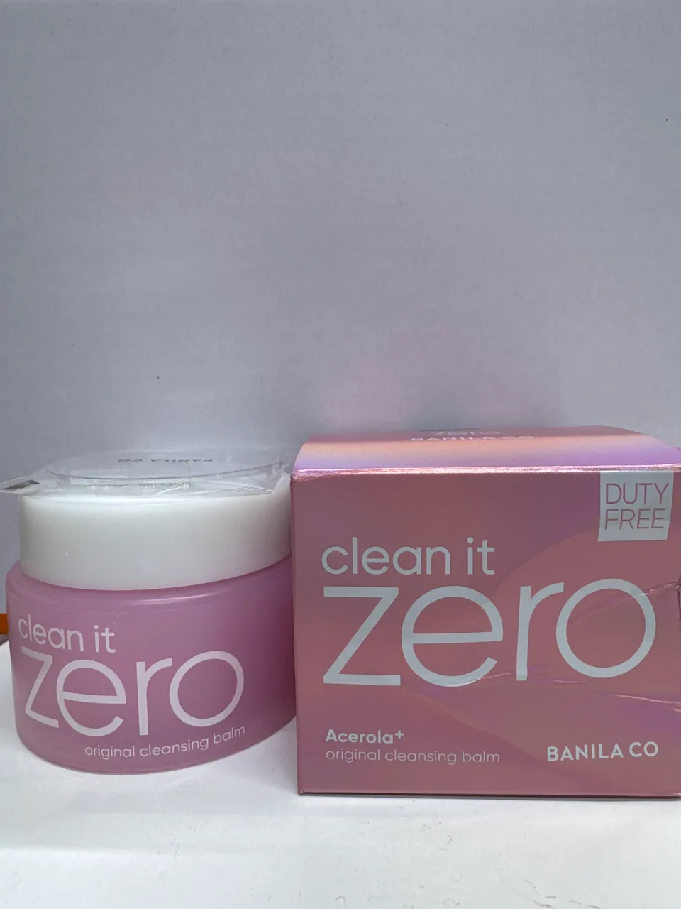 zero BANILA CO clean it Acerola + original cleansing balm