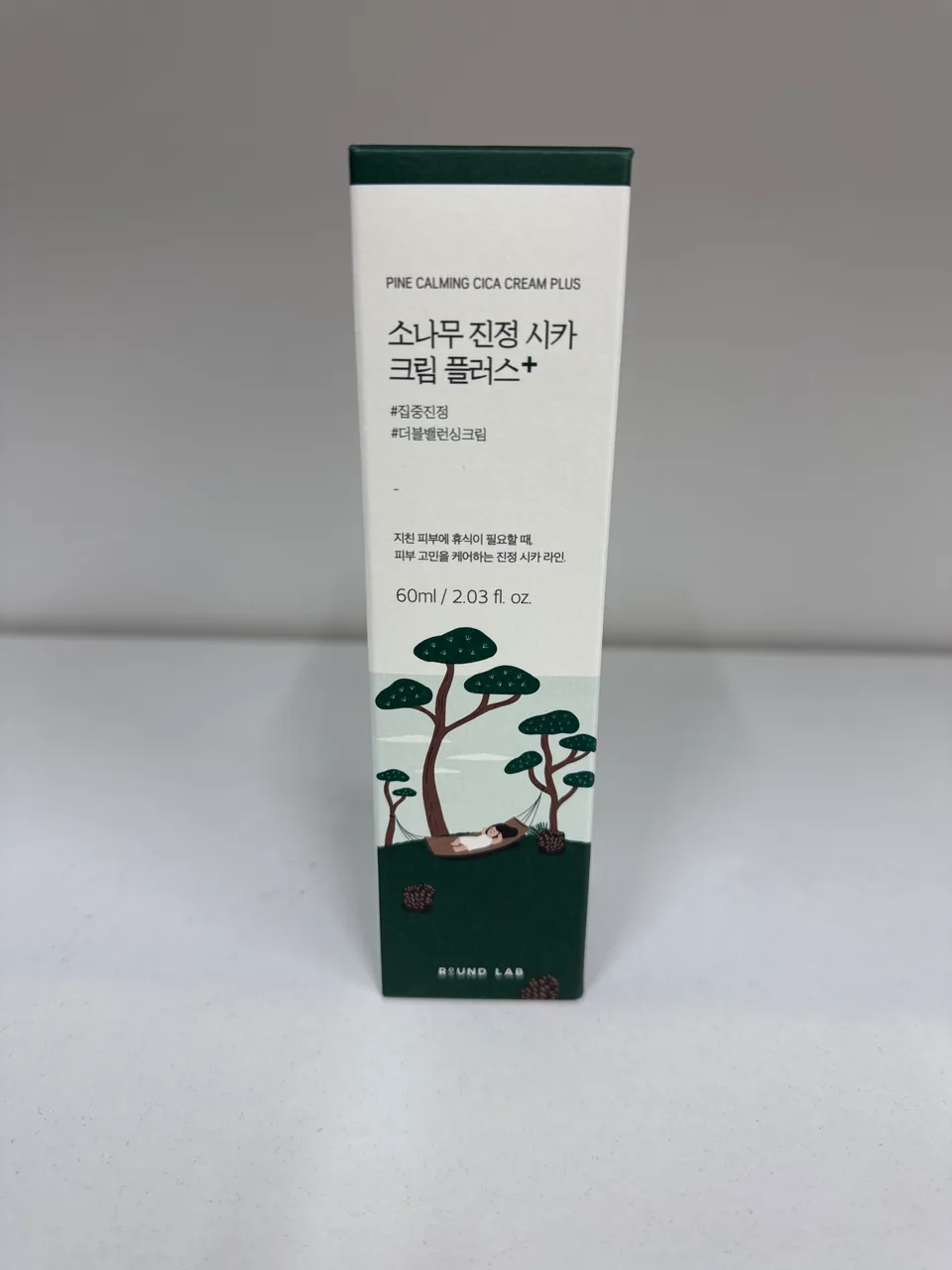 ROUND LAB PINE CALMING CICA CREAM PLUS / Успокаивающий крем для лица .