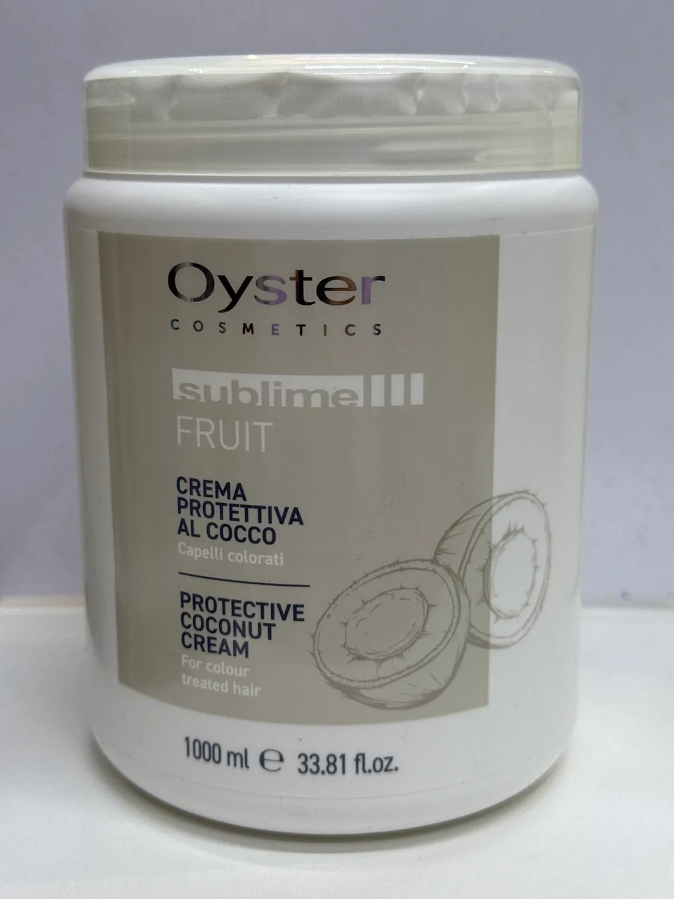 Oyster sublime FRUIT / CREMA PROTETTIVA AL COCCO/ МАСКА ЗАЩИТА ЦВЕТА КОКОС