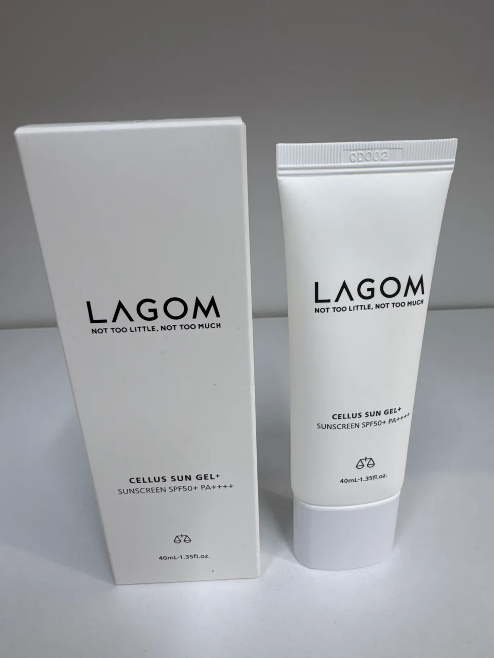 LЛGOM  NOT TOO LITTLE , NOT TOO MUCH  CELLUS SUN GEL +  SUNSCREEN SPF 50+ PA ++++