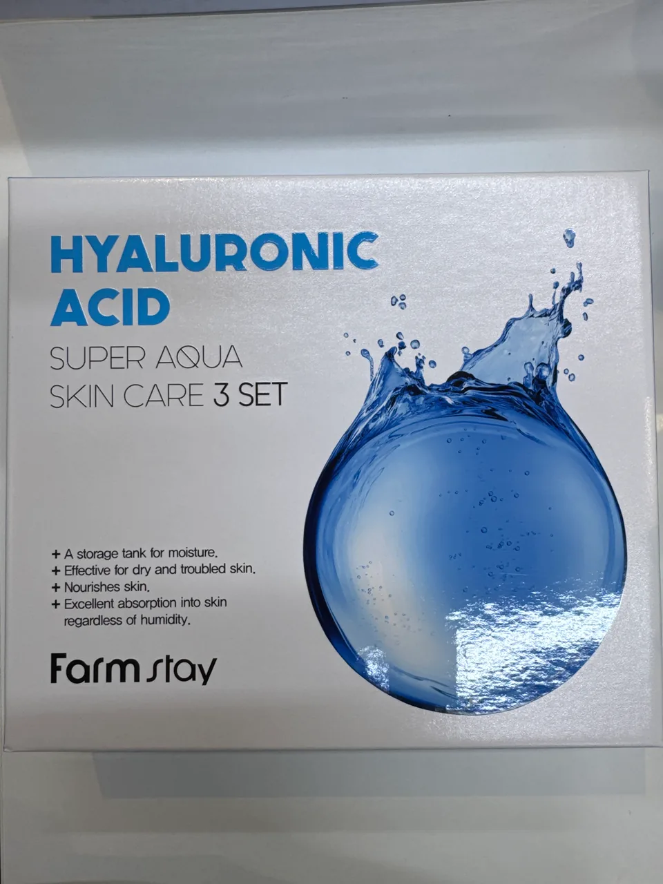 Farm sfay HYALURONIC ACID SUPER AQUA SKIN CARE 3 SET