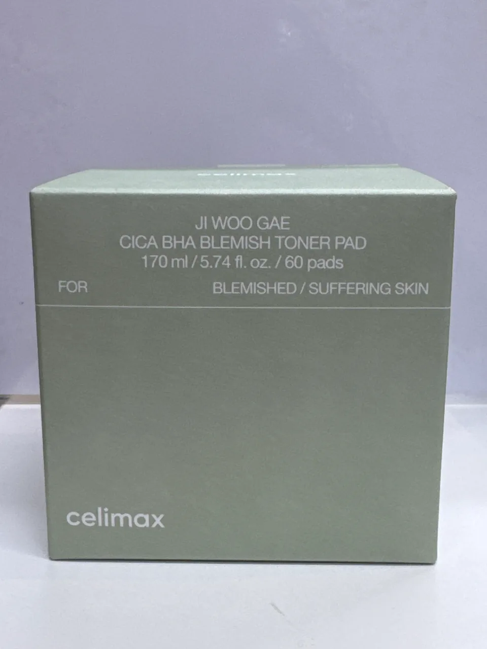 Сelimax Ji WOO GAE CICA BHA BLEMISH TONER PAD