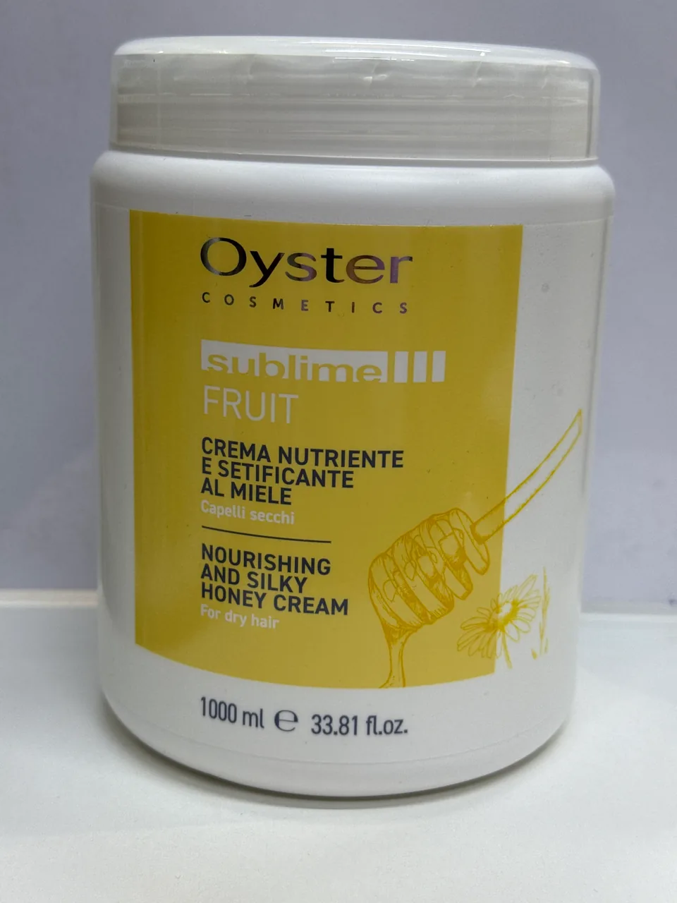 Oyster/ CREMA NUTRIENTE E SETIFICANTE AL MIELE /Маска для сухих и поврежденных волос с МЕДОМ ( ИТАЛИЯ )