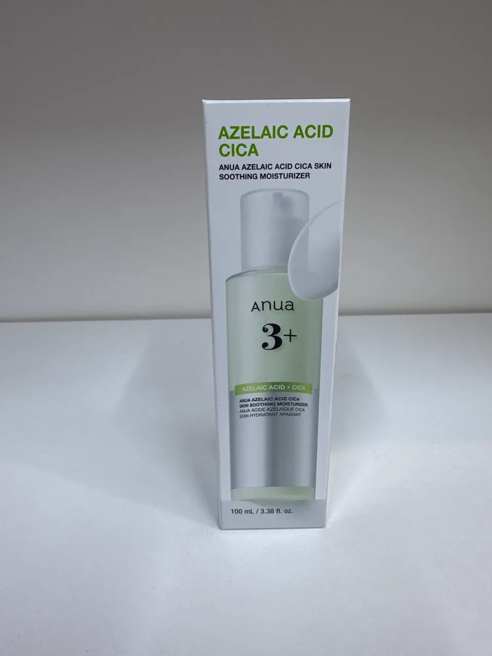 ANUA 3+AZELAIC ACID CICA SKIN SOOTHINGMOISTURIZER