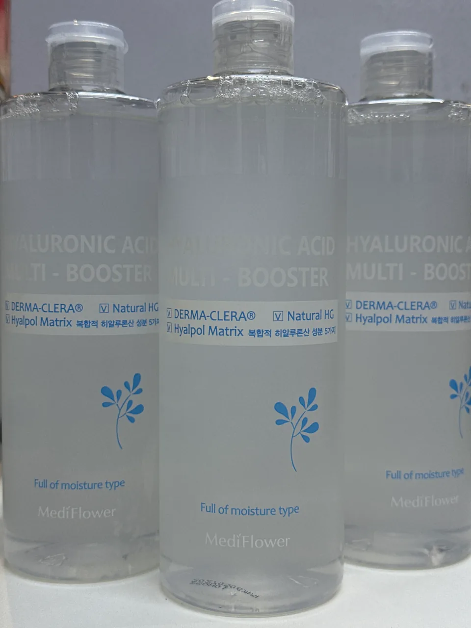 HYALURONIC ACID MULTI - BOOSTER /DERMA - CLERA / Natural HG /Hyalpol Matrix / Жидкий Бустер с гиалуроновой кислотой