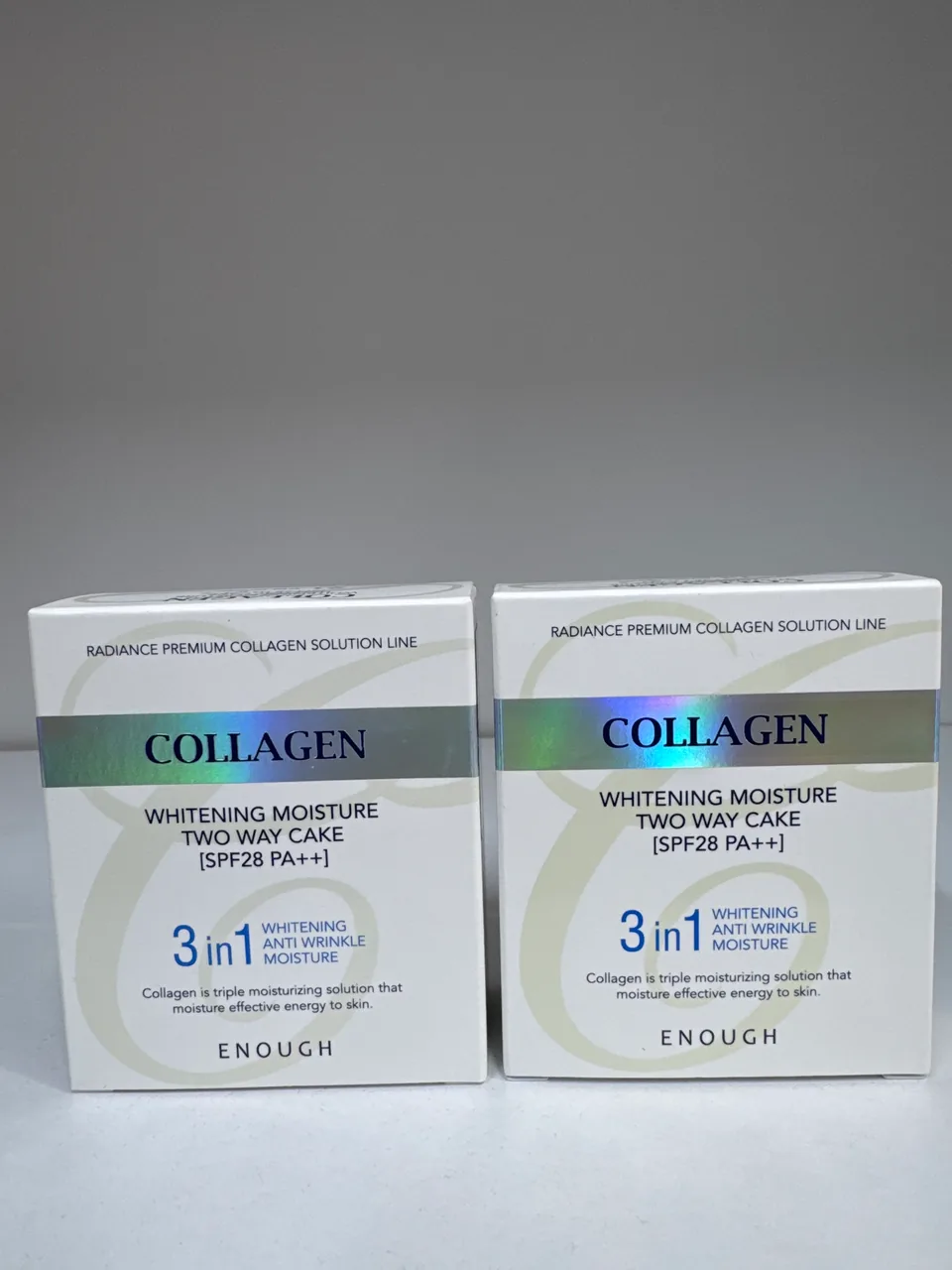 COLLAGEN WHITENING MOISTURE TWO WAY CAKE (SPF 28 PA ++) 3 in 1 ANTI WRINKLE