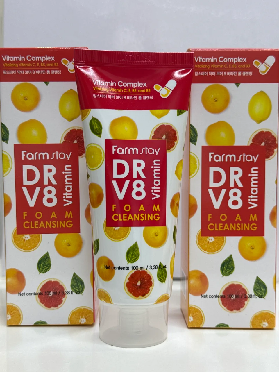 Farm stay Vitamin  Complex D R V 8 FOAM CLEANSING  / Умывашка