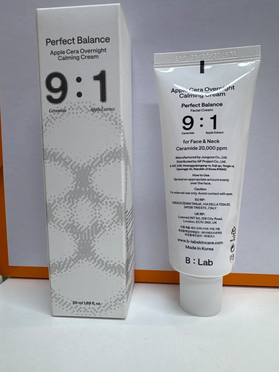 Perfect Balance Apple Cera Overnight Calming Cream 9 :1