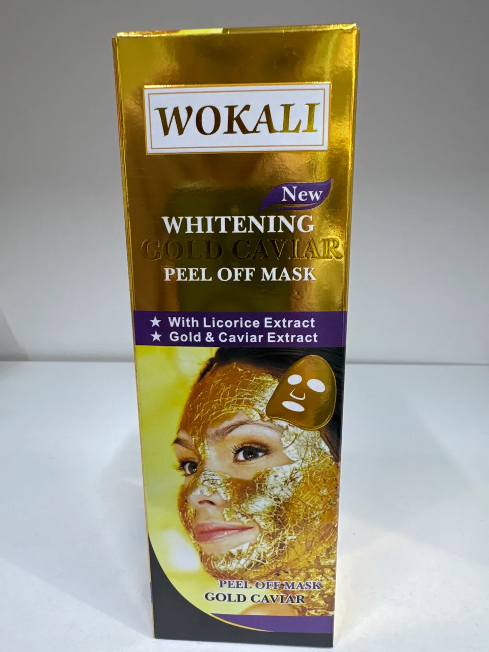 WOKALI New WHITENING GOLD CAVIAR PEEL OFF MASK