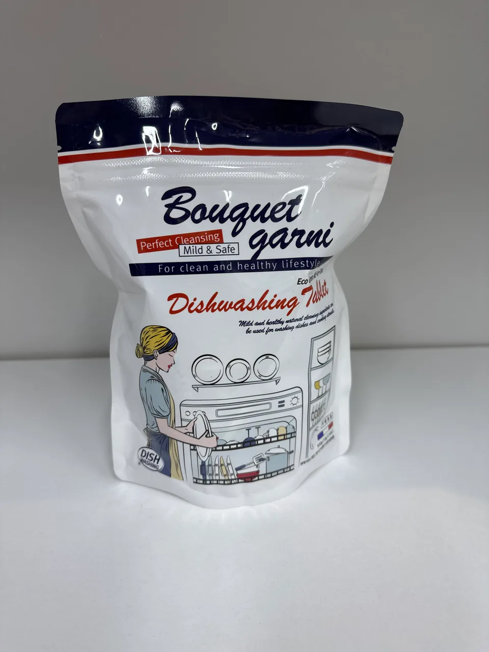 G150 СРЕДСТВО ДЛЯ МЫТЬЯ ПОСУДЫ (ТАБЛЕТКИ) BOUQUET GARNI ECO GREEN DISHWASHER DETERGENT TABLETS 500g