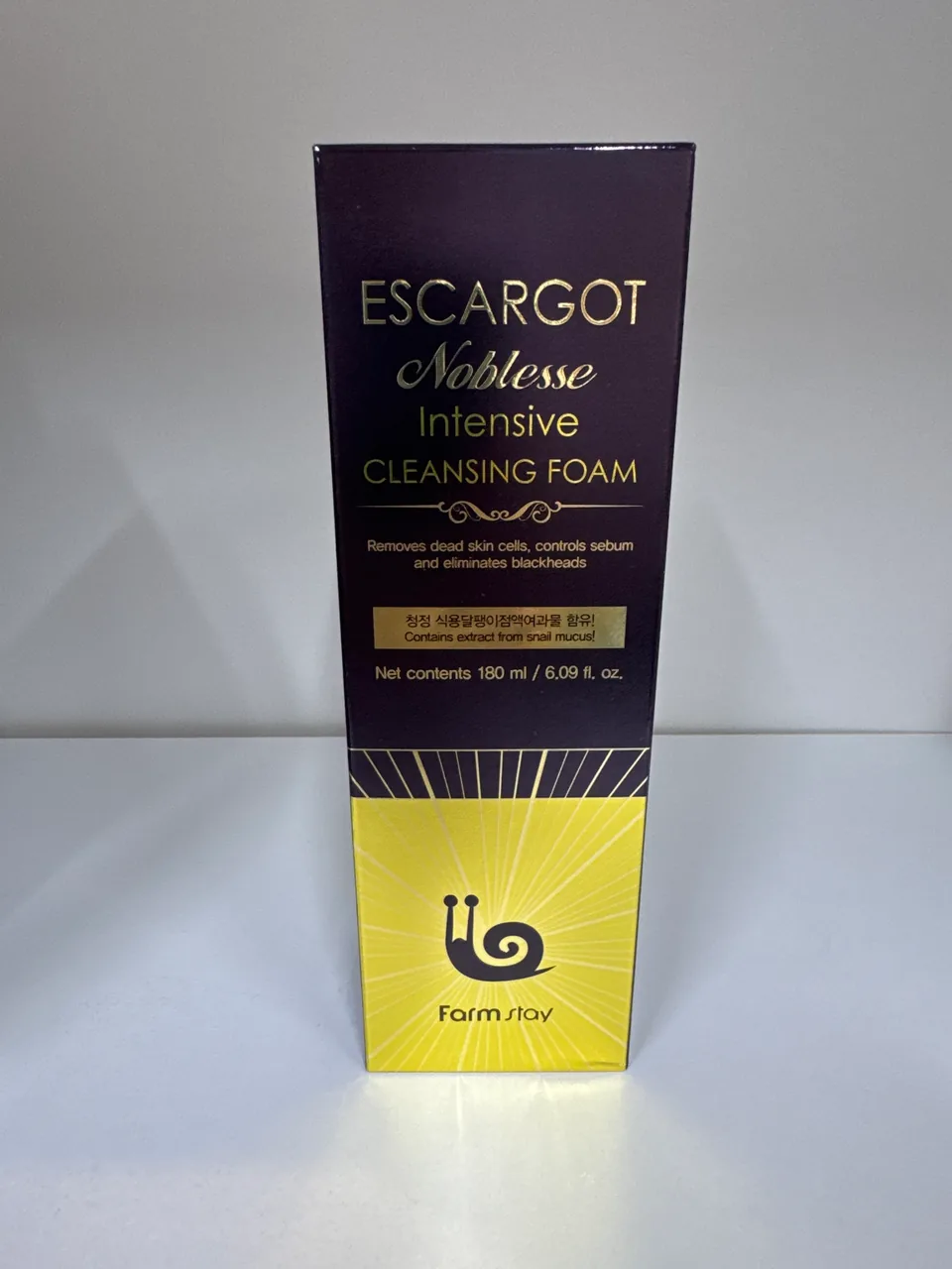 ESCARGOT Noblesse lnfensive CLEANSING FOAM /Интенсивная очищающая пенка для умывания