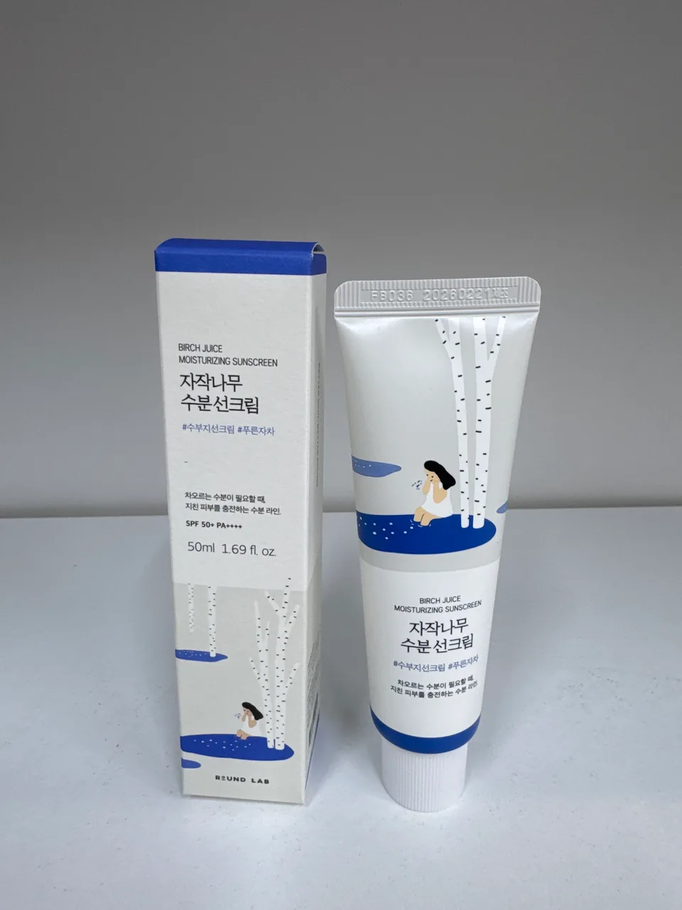 ROUND LAB BIRCH JUCE MOISTURIZING SUNSCREEN SPF 50+ PA++++