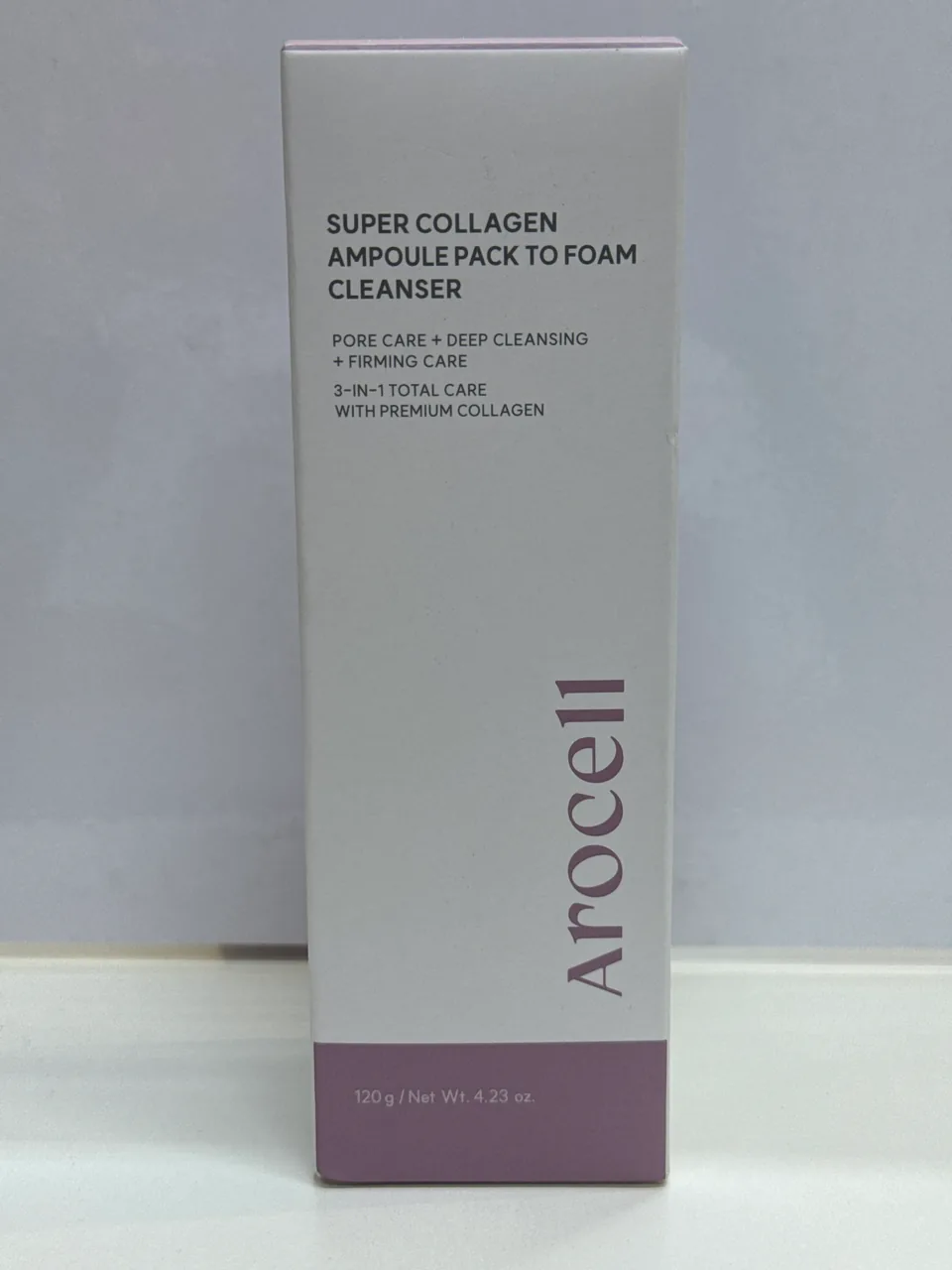 Arocell SUPER COLLAGEN AMPOULE PACK TO FOAM CLEANSER