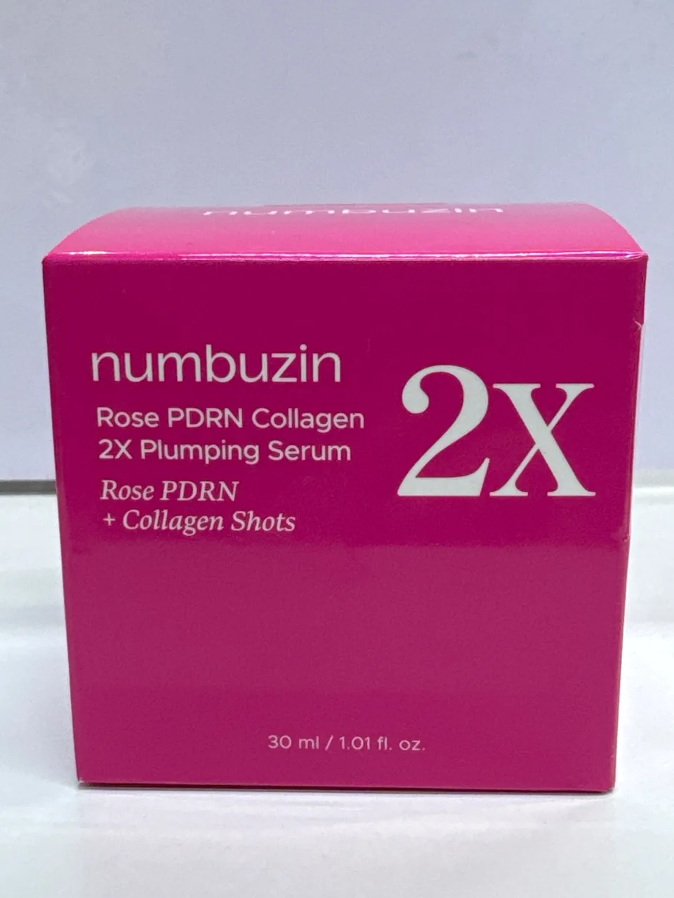 numbuzin 2X  Rose PDRN Collagen 2X Plumping  Serum  Rose PDRN + Collagen  Shots