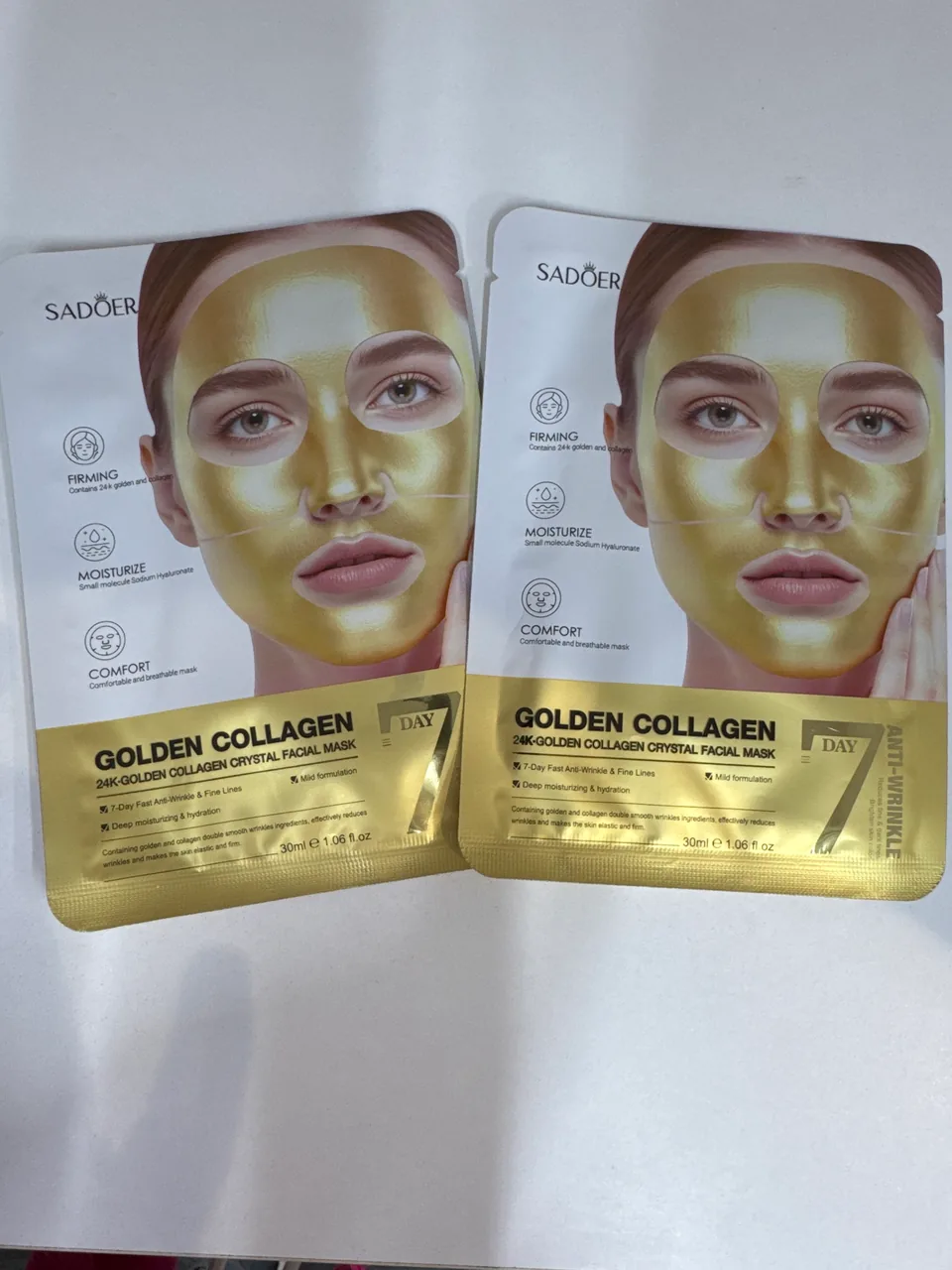 SADOR GOLDEN COLLAGEN 24K -GOLDEN COLLAGEN CRYSTAL FACIAL MASK