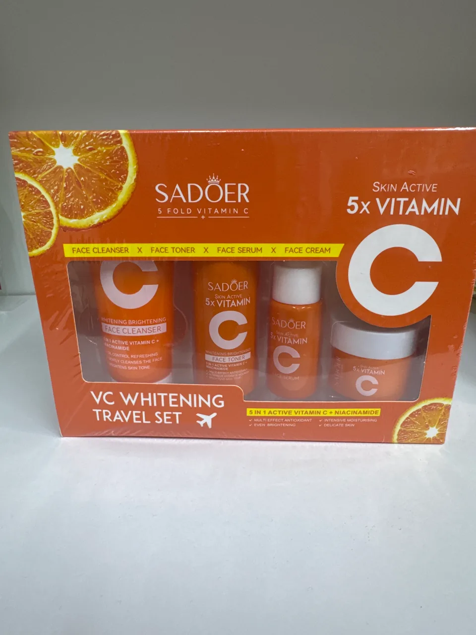 SADOER 5x VITAMIN  VC WHITENING TRAVEL SET