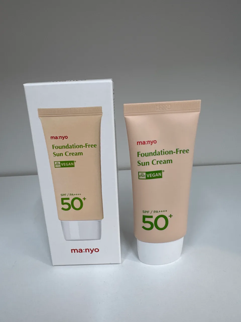 ma : nyo Foundation - Free Sun Cream VEGAN SPF 50 + PA ++++