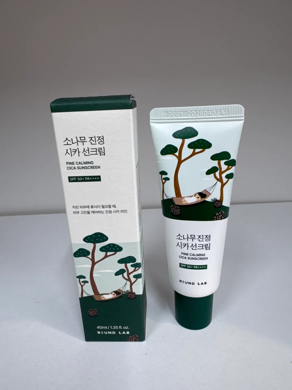 Round Lab Pine Calming Cica Sunscreen SPF 50+