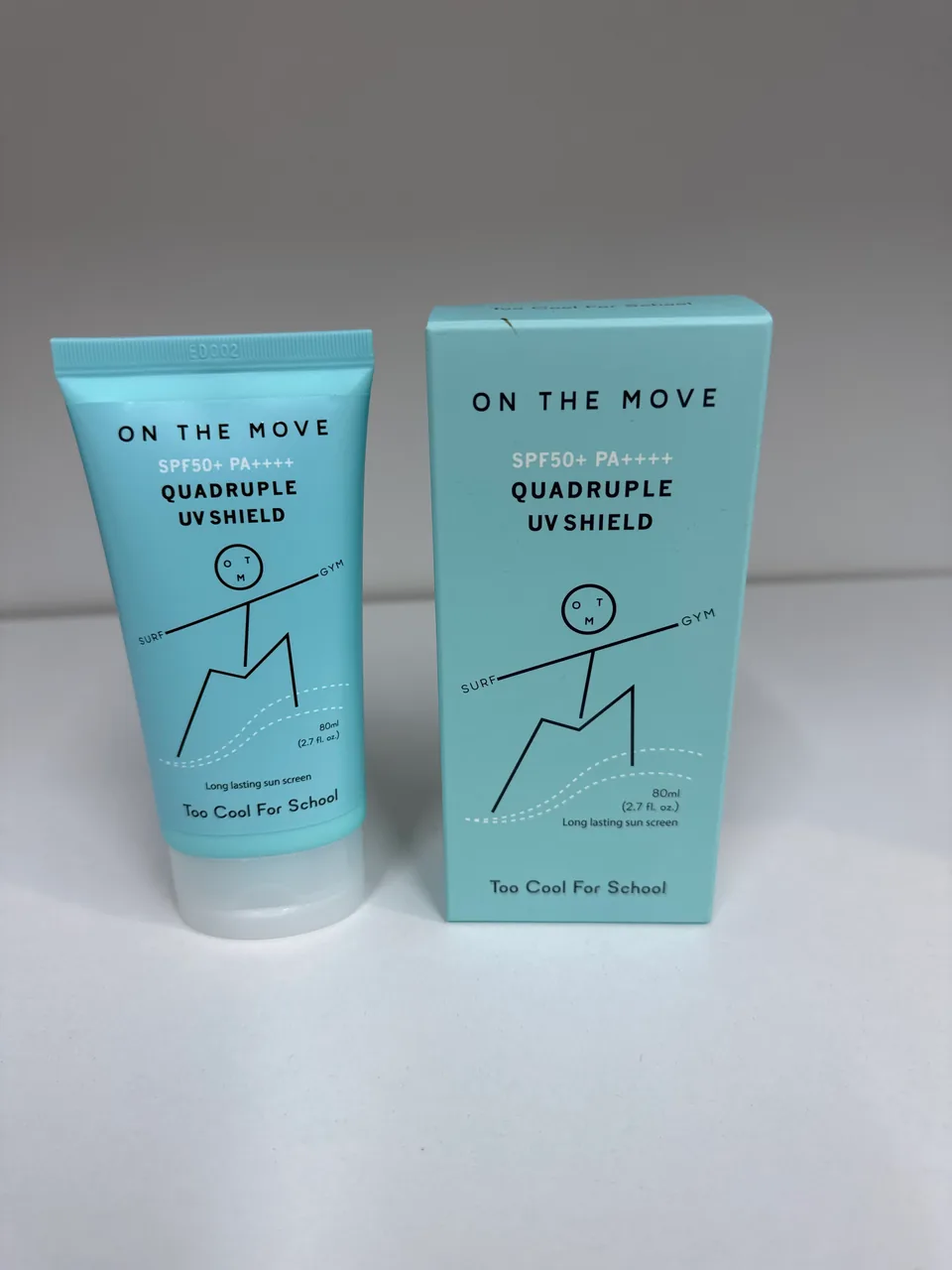 ON THE MOVE SPF 50+ PA+++ QUADRUPLE UV SHIELD Too Cool For School