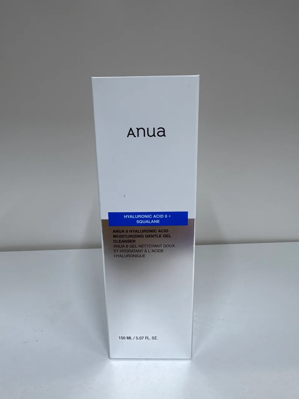 Anua HYALURONIC ACID 8+ SQUALAGEN MOISTURIZING GENTLE GEL CLEANSER