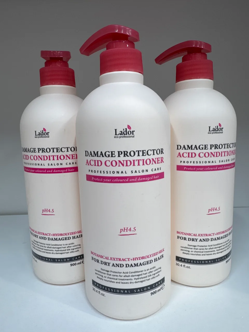 Lador eco professional salon care /DAMAGE PROTECTOR ACID CONDITIONER /pH 4.5 /900 ml 
