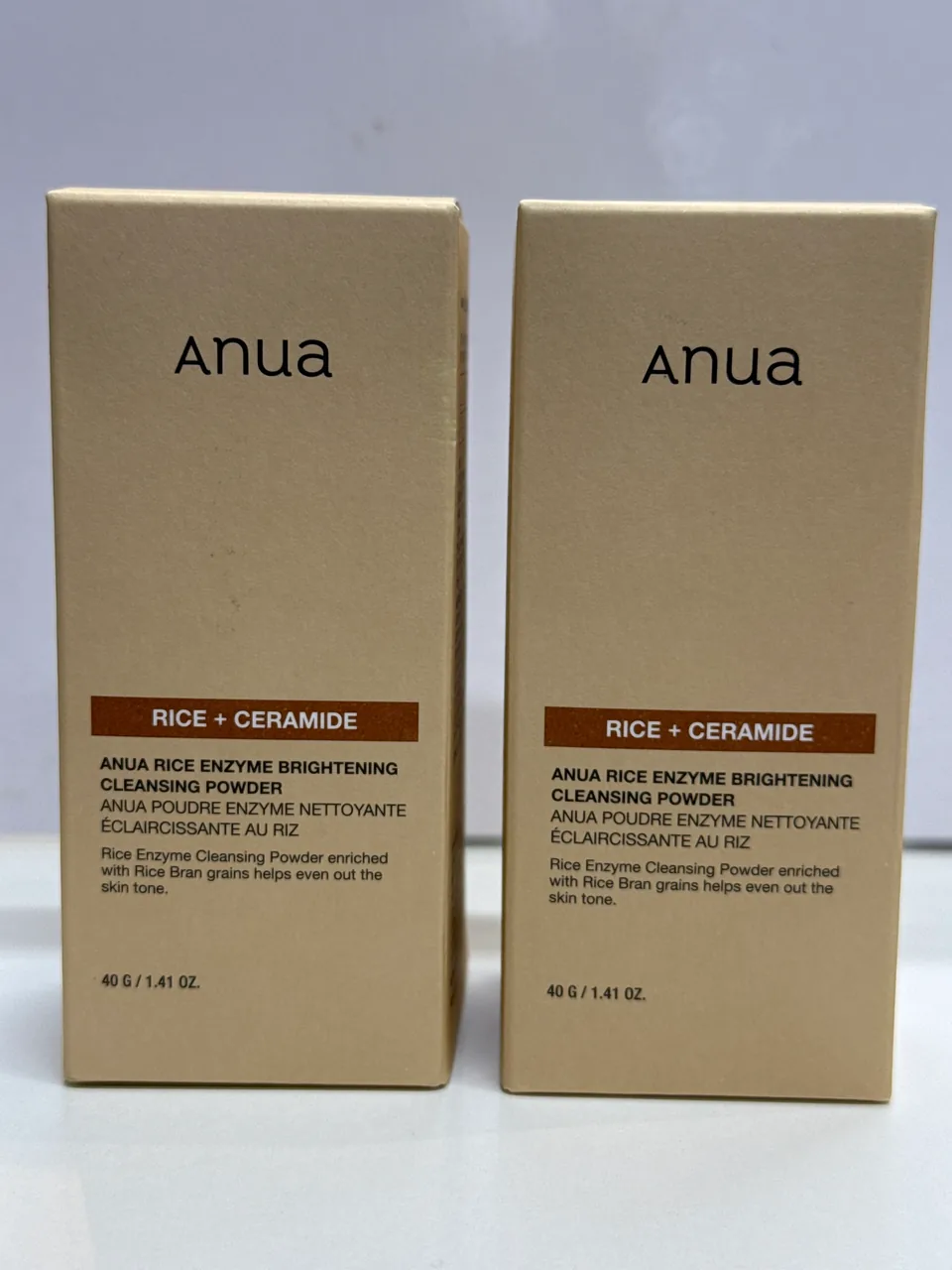 Anua RICE + CERAMIDE / ANUA RICE ENZYME BRIGHTENING CLEANSING POWDER