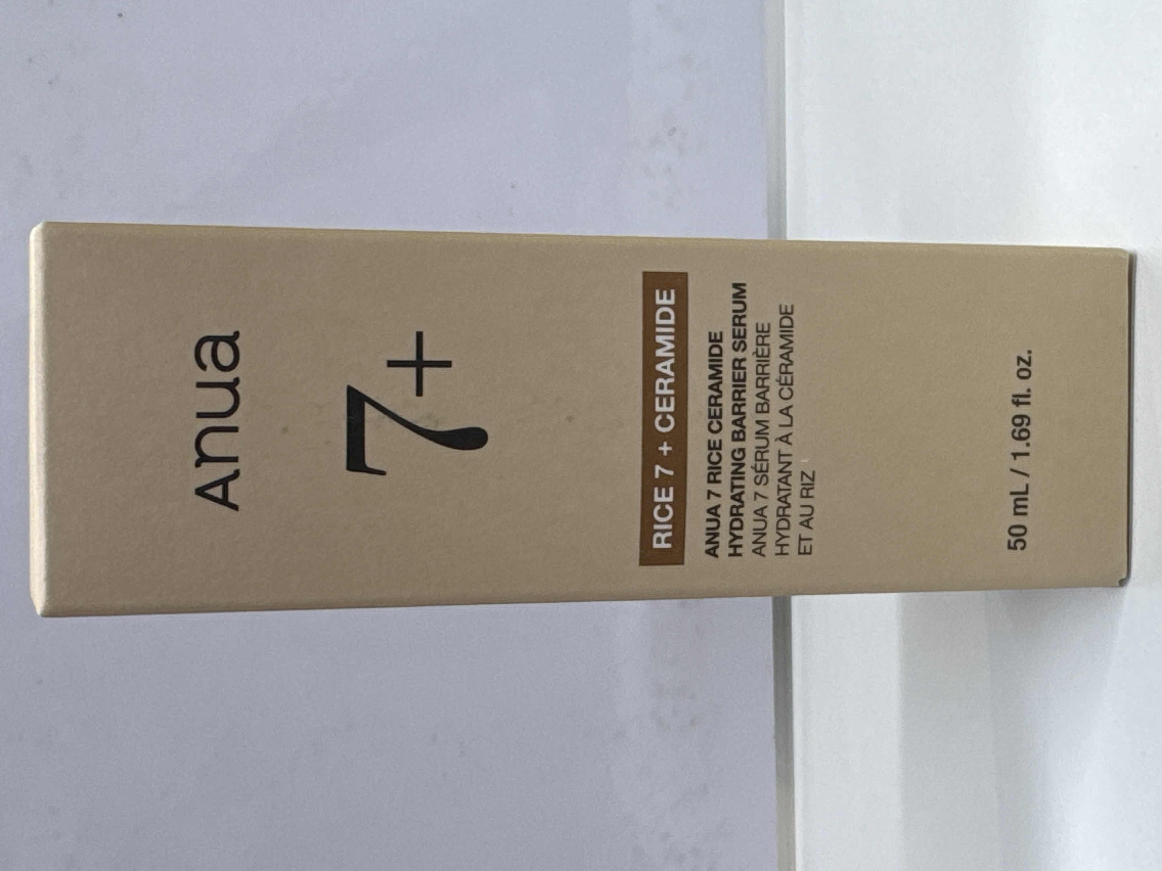 ANUA 7+/ RICE 7 + CERAMIDE / HYDRATING BARRIER SERUM