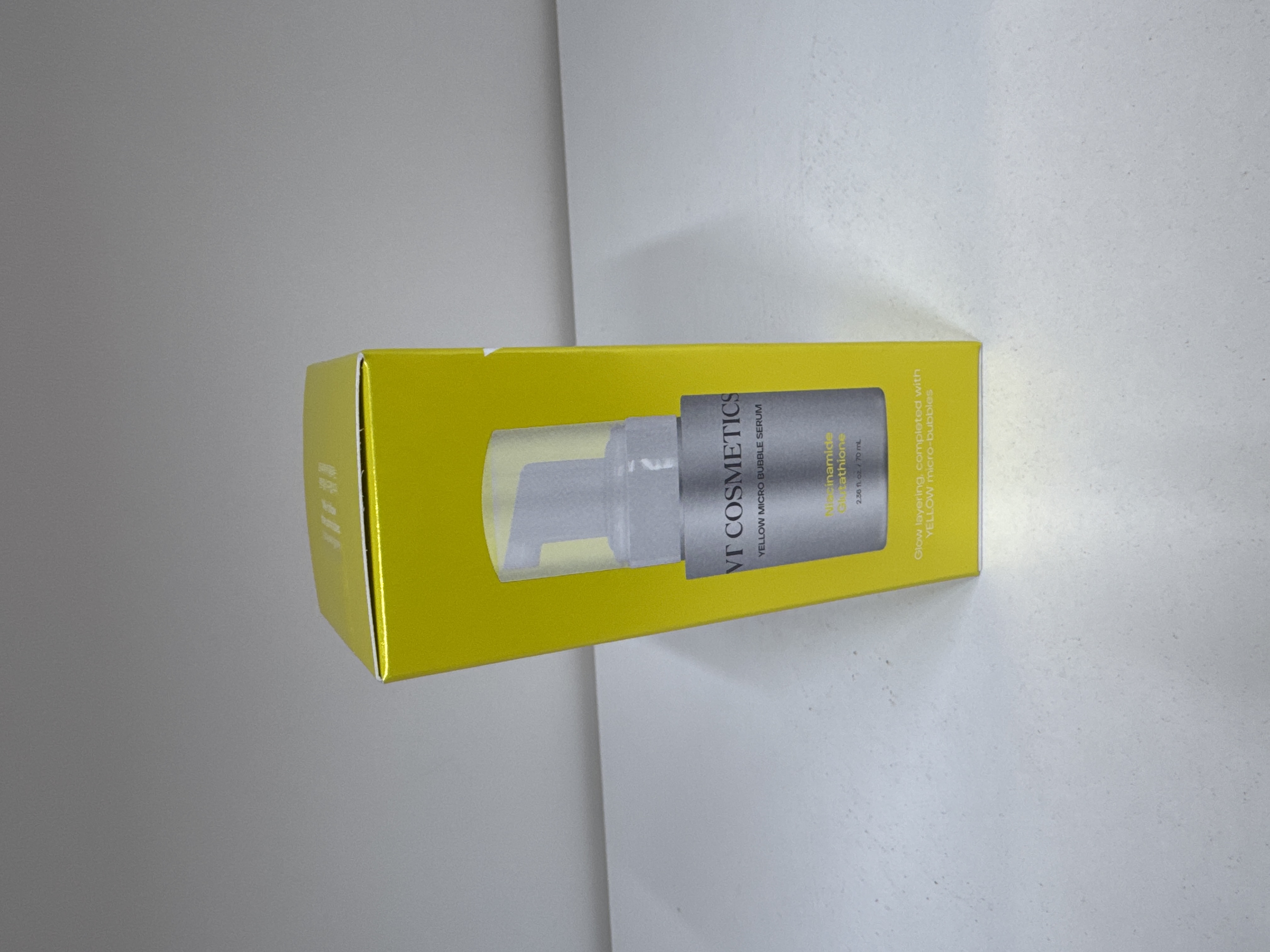 VT COSMETICS Niacinamide Glutathione YELLOW MICRO BUBBLE SERUM /